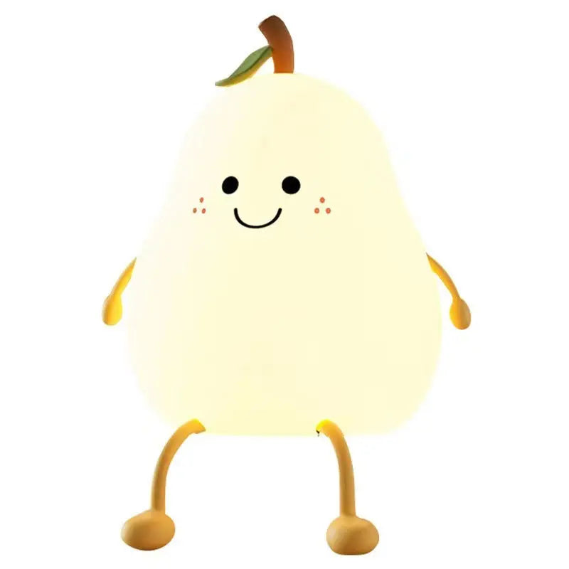 Creative Colorful Pear Duck Pear Night Light Pear Night Light Couple Gift Silicone Cute Night Light Sleeping Night Light - So ist Leben