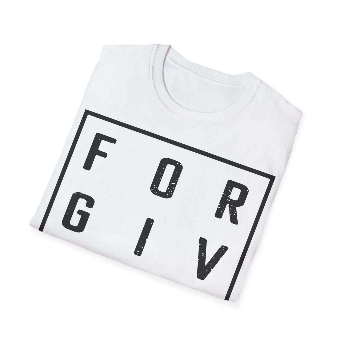 Unisex Forgiven Graphic Tee - Softstyle T-Shirt for Inspirational Living