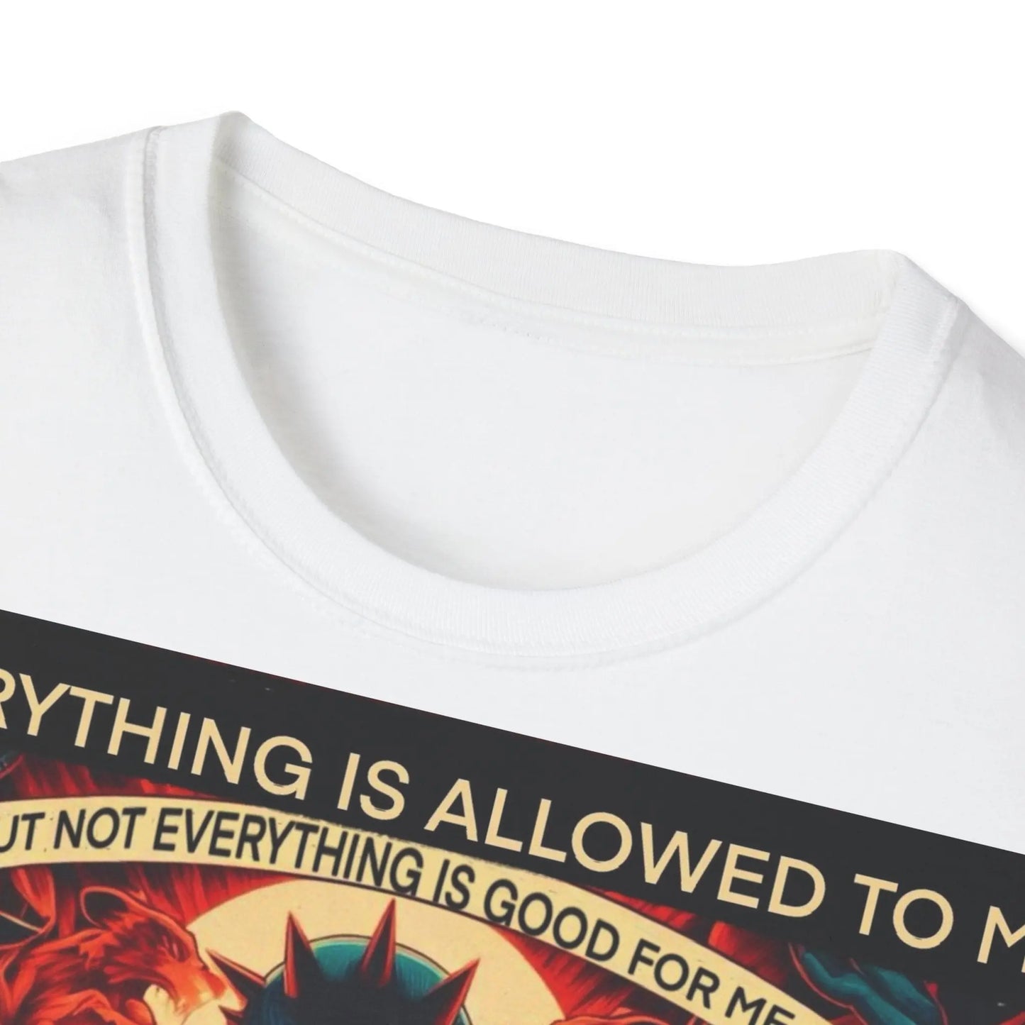 Selbstbestimmt Unisex Softstyle T-Shirt | Freiheit durch Minimalismus - So ist Leben