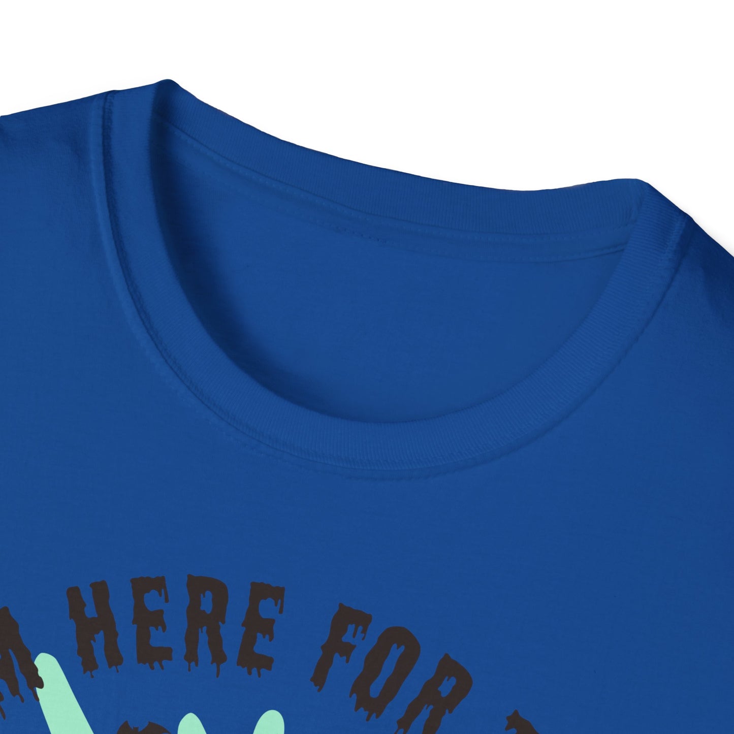 Halloween Ghost T-Shirt, I’m Here for the Boo Tee, Unisex Graphic Shirt, Spooky Season Top, Fun Costume T-Shirt Printify