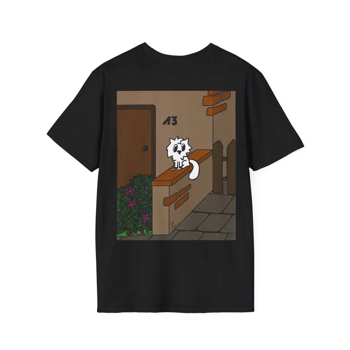 Niedliches Katzen-Unisex Softstyle T-Shirt – Perfekt für Katzenliebhaber. - So ist Leben
