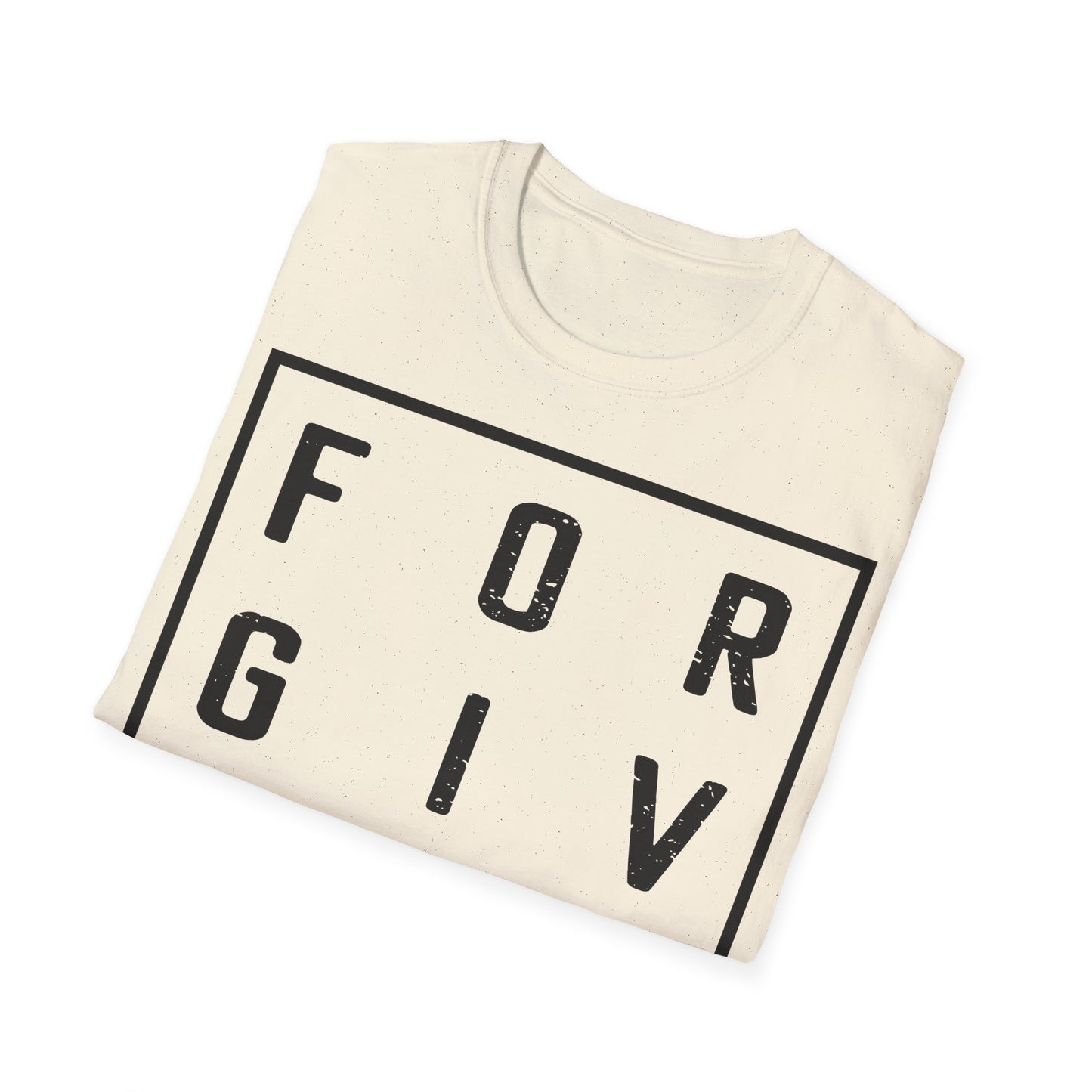 Unisex Forgiven Graphic Tee - Softstyle T-Shirt for Inspirational Living