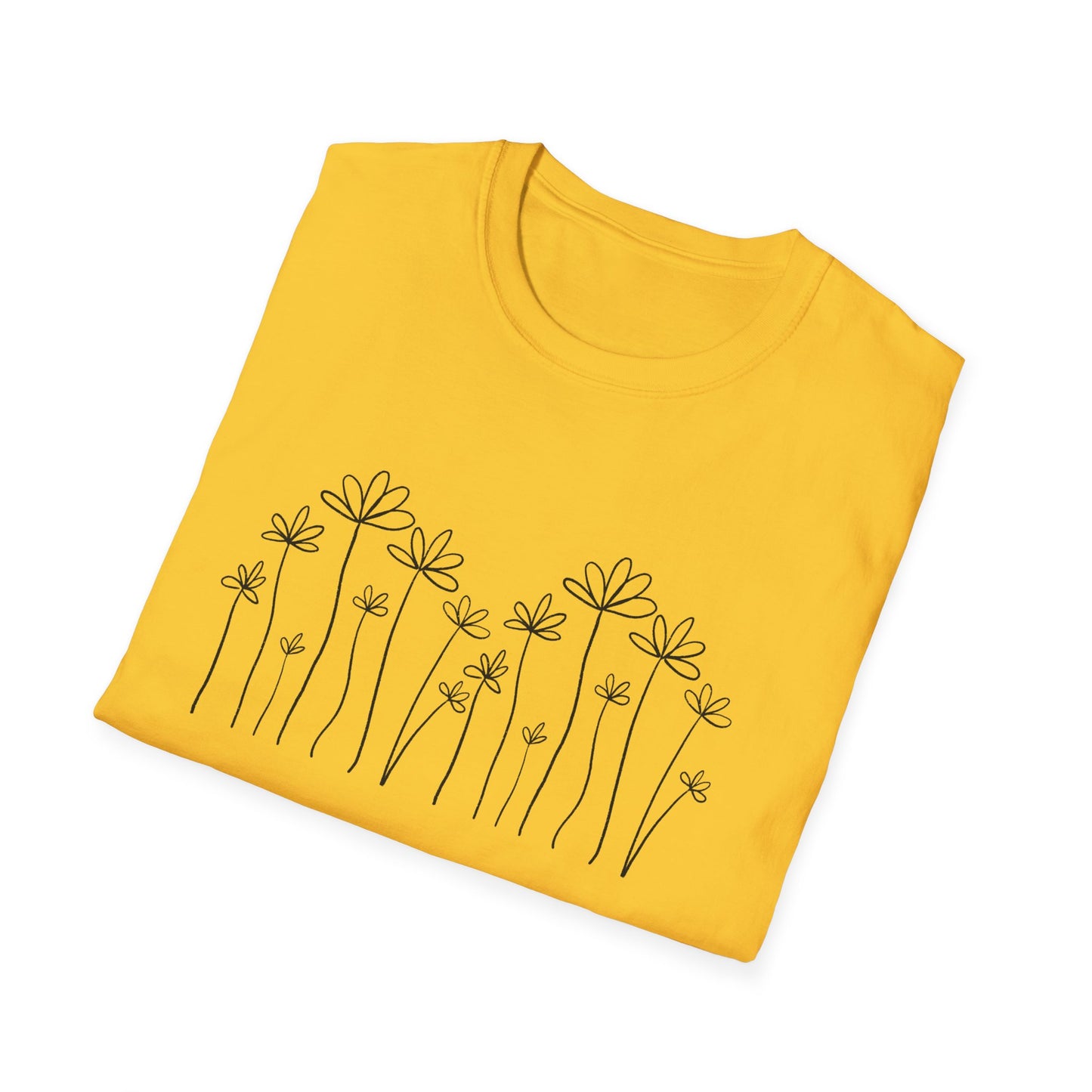 Faith & Love Floral Unisex Softstyle T-Shirt
