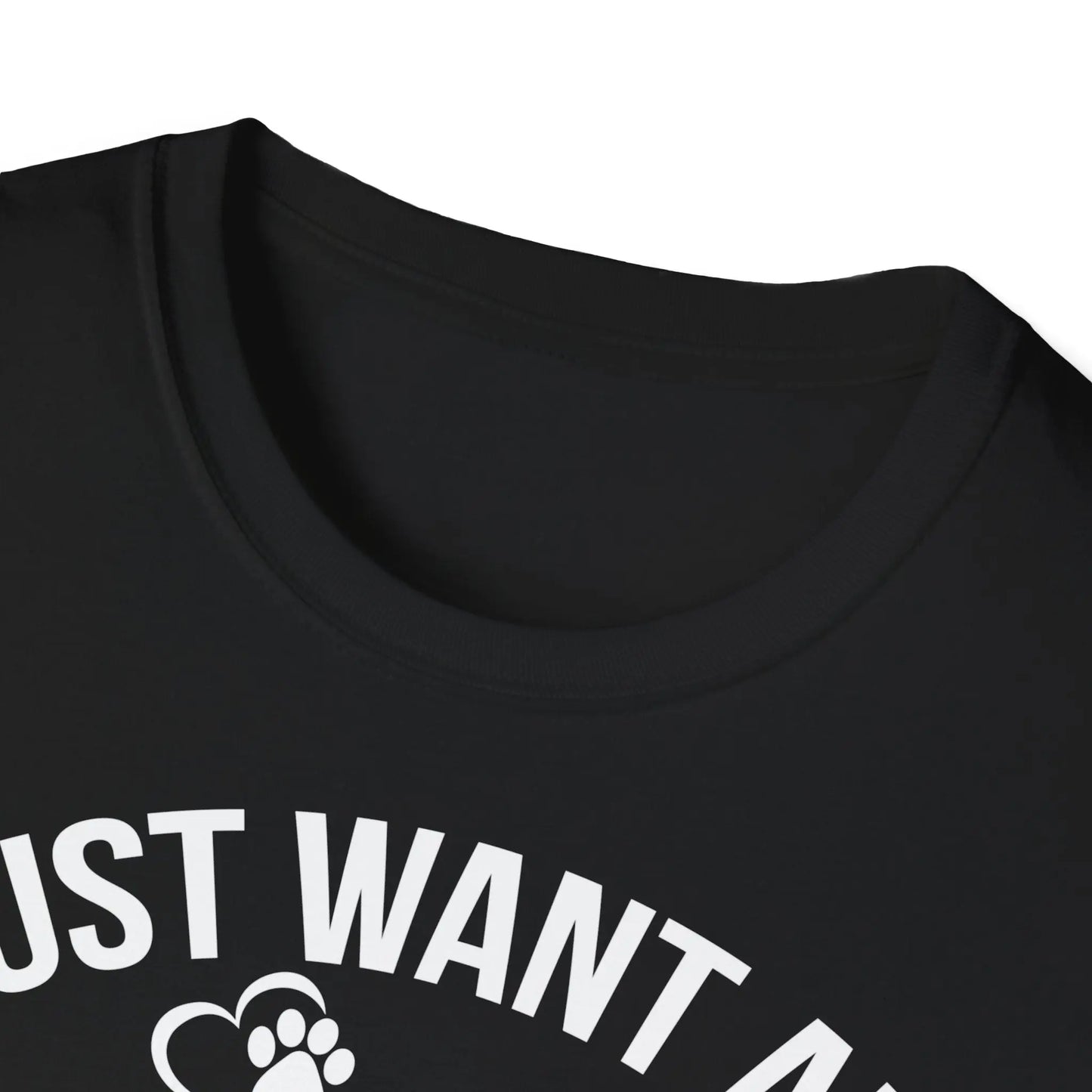 I Just Want All the Dogs Unisex Softstyle T-Shirt – Perfect for Dog Lovers - So ist Leben
