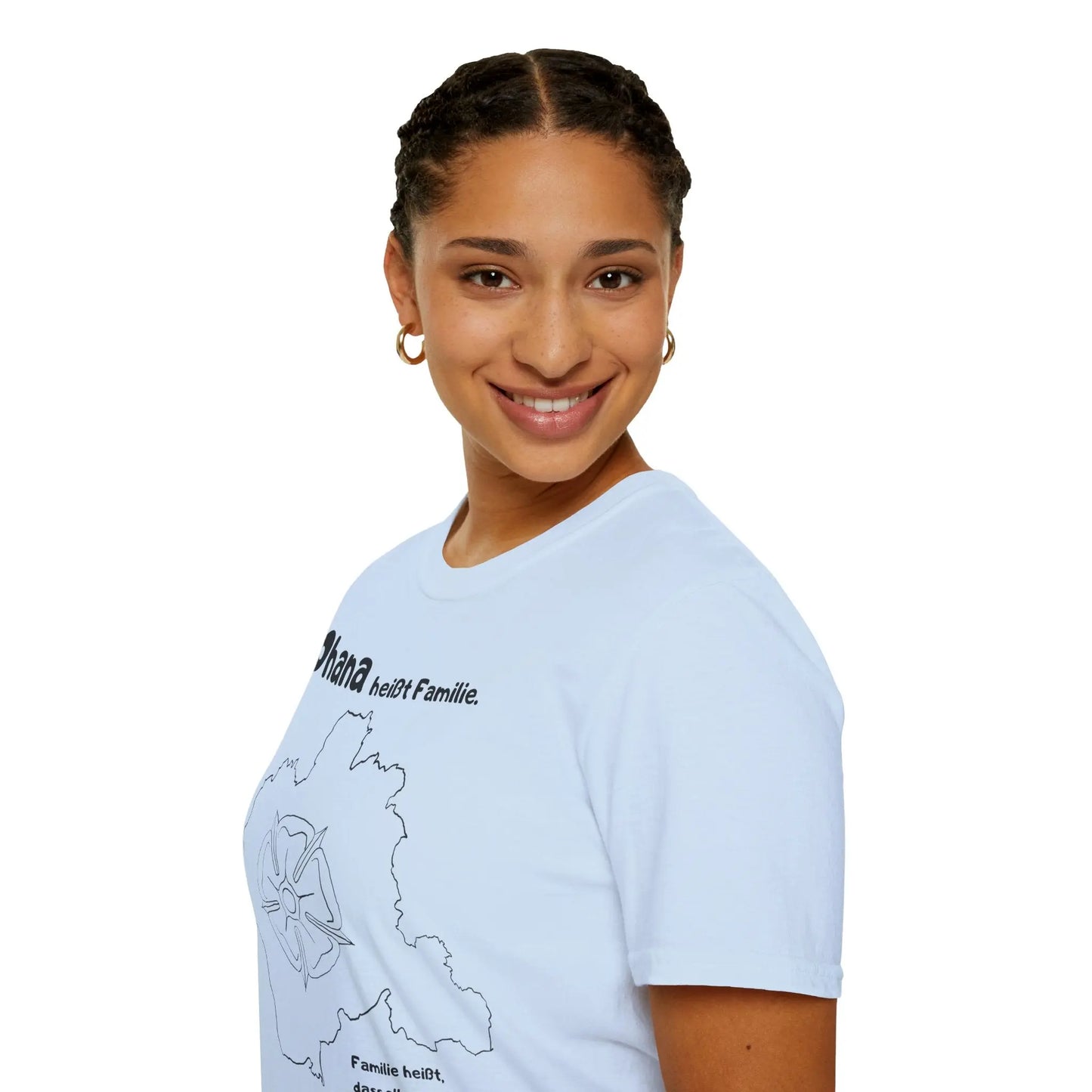 Ohana heißt Familie | Map Unisex Softstyle T-Shirt - So ist Leben