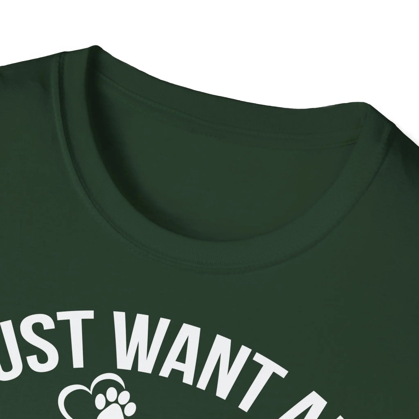 I Just Want All the Dogs Unisex Softstyle T-Shirt – Perfect for Dog Lovers - So ist Leben