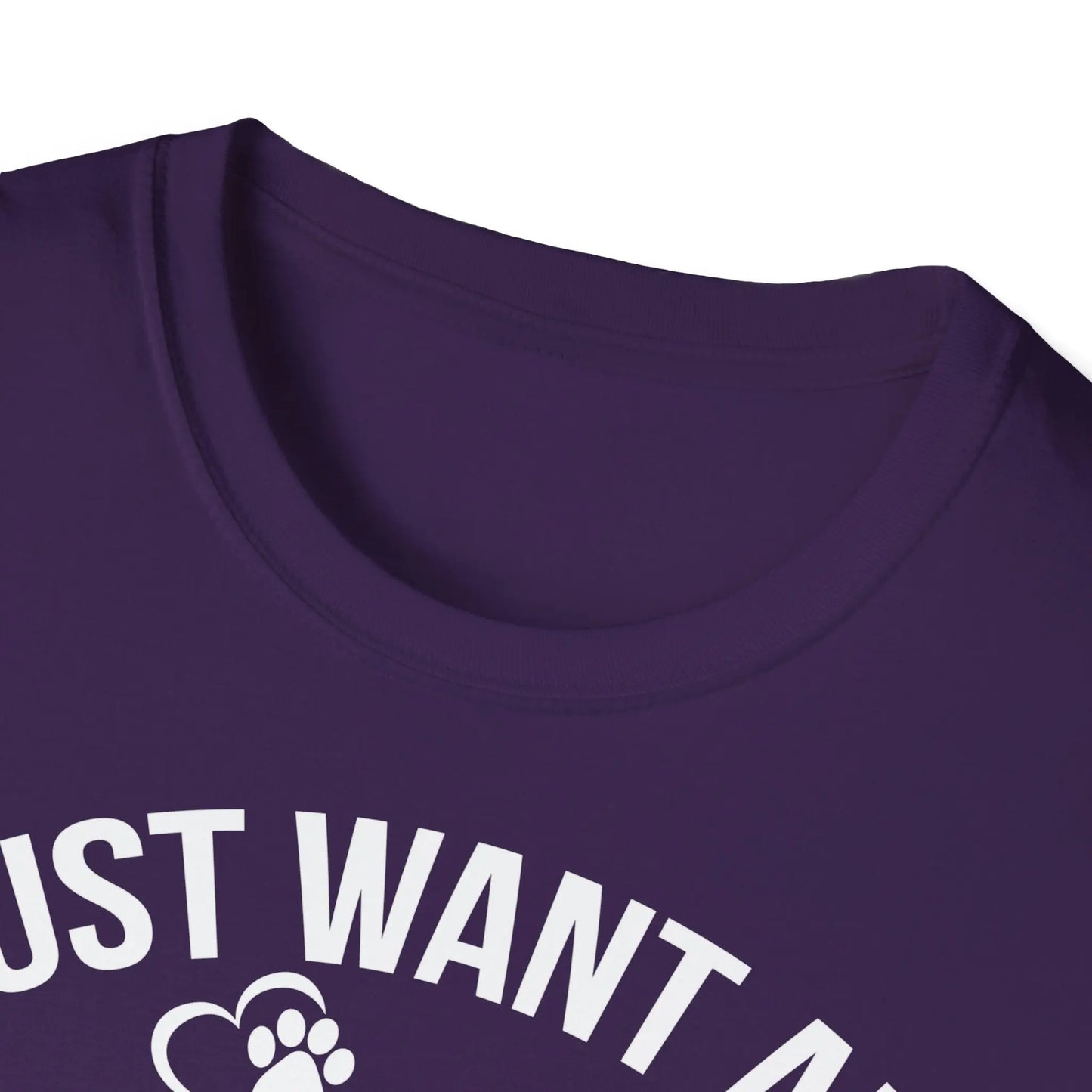I Just Want All the Dogs Unisex Softstyle T-Shirt – Perfect for Dog Lovers - So ist Leben