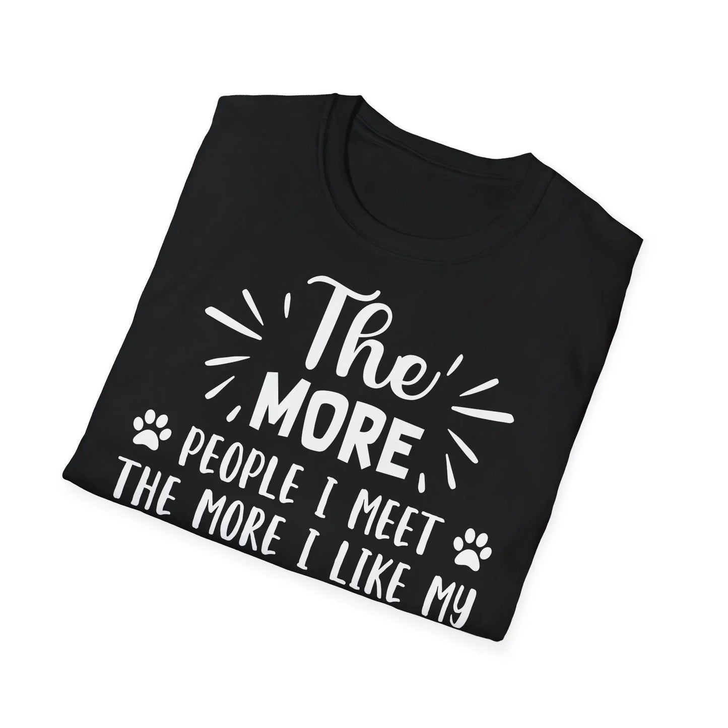 Doggy Unisex Softstyle T-Shirt - Comfortable Everyday Wear - So ist Leben