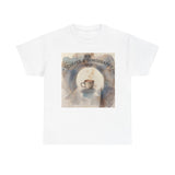 Coffee & Tomography Tee, Artsy Coffee Lover Shirt, Unisex Cotton T-Shirt, Gift for Coffee Enthusiasts, Casual Wear, Coffee Culture Fashion Printify