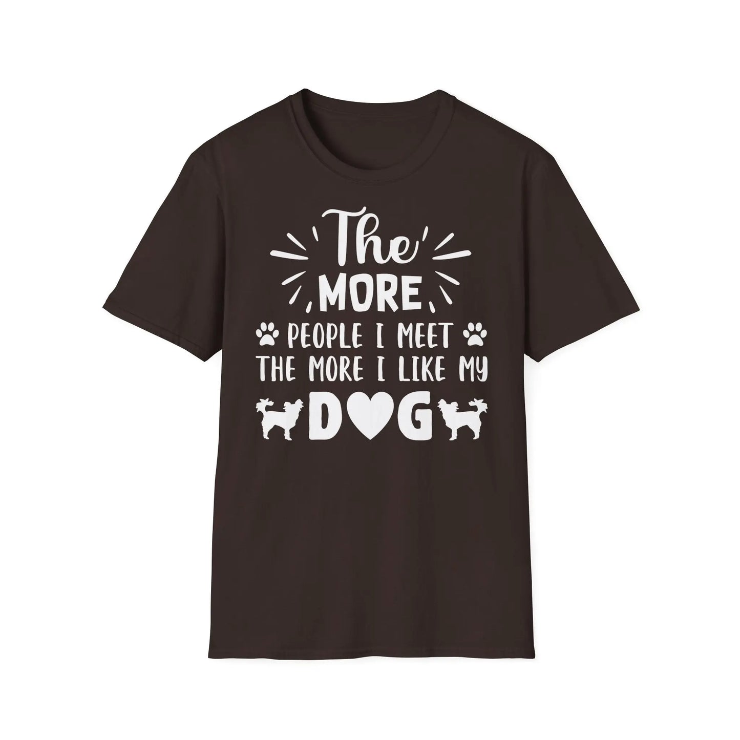Doggy Unisex Softstyle T-Shirt - Comfortable Everyday Wear - So ist Leben