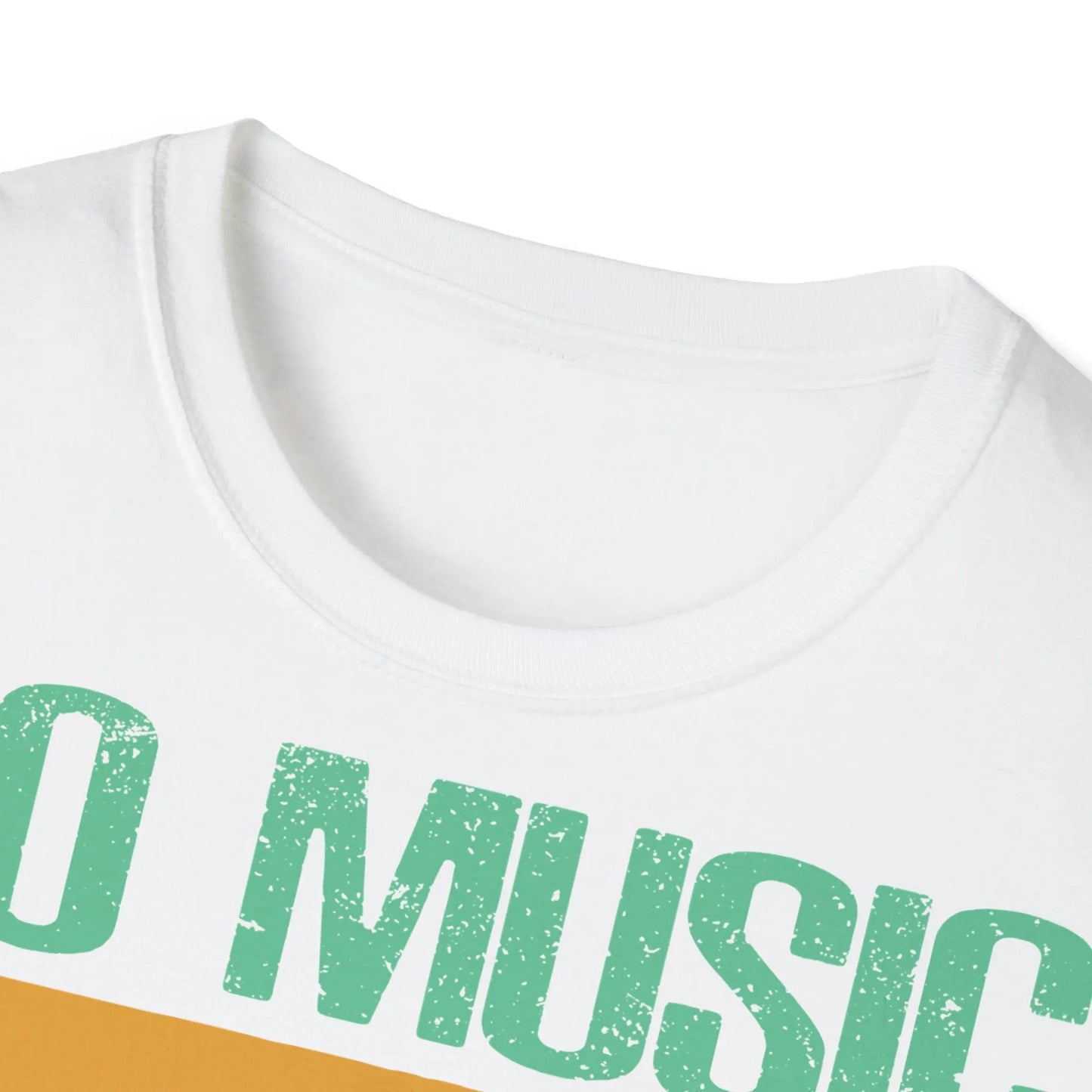 No Music No Life Unisex Softstyle T-Shirt - Perfect Gift for Music Lovers - So ist Leben