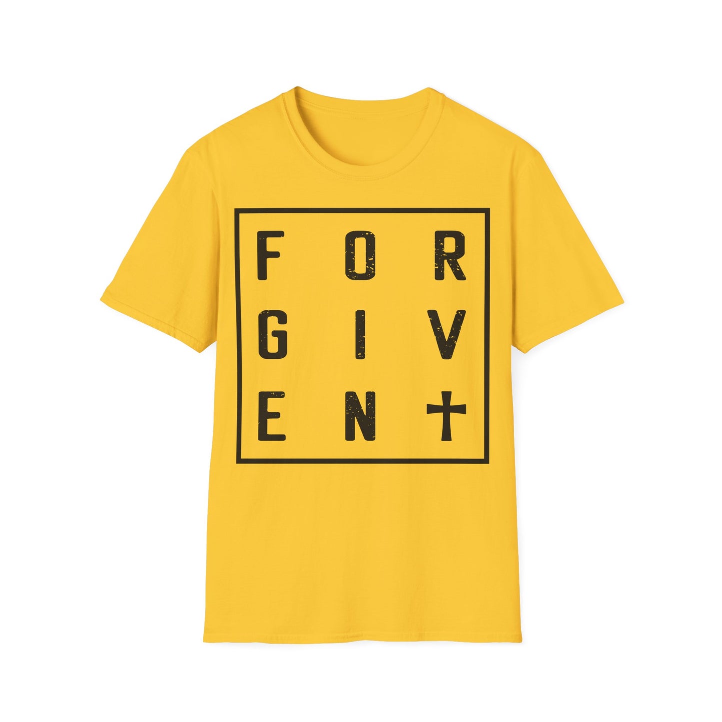 Unisex Forgiven Graphic Tee - Softstyle T-Shirt for Inspirational Living