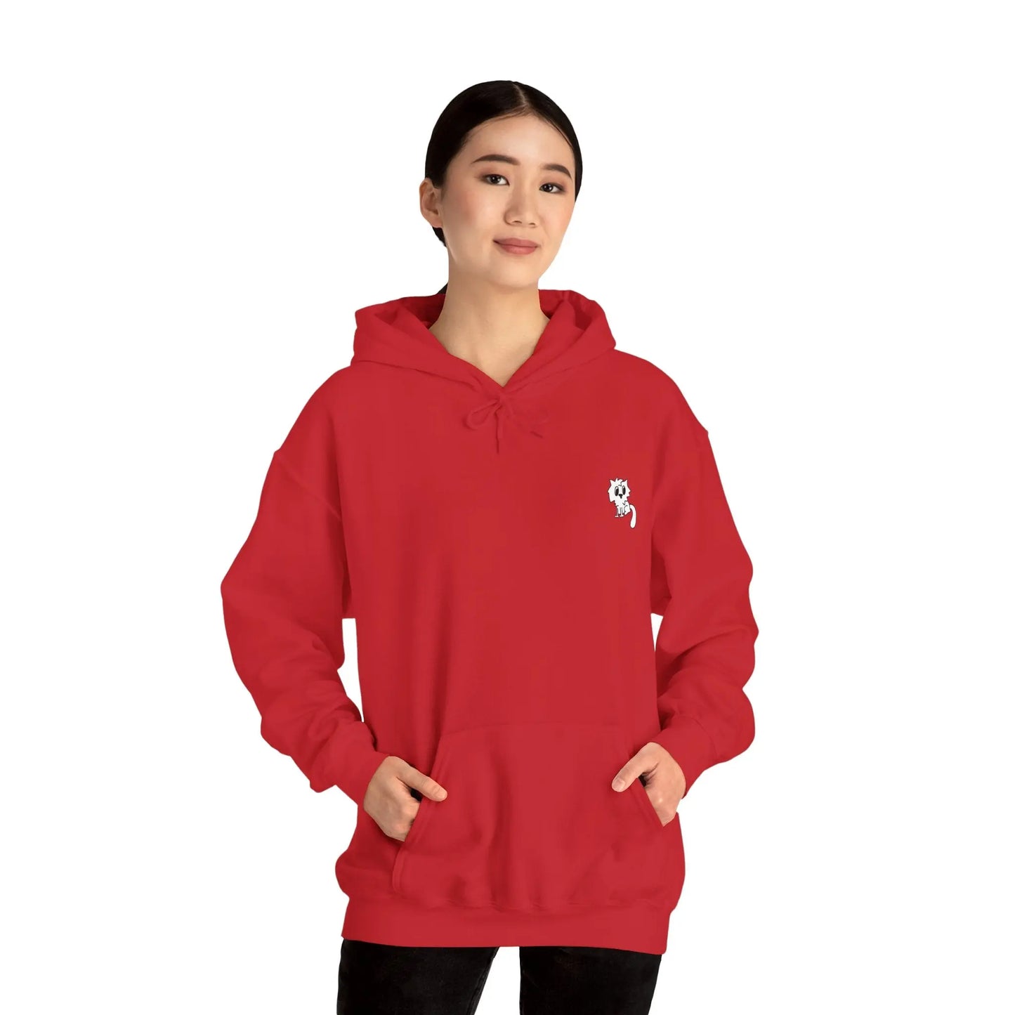 Niedliches Katzen-Design Unisex Hoodie – Perfekt für Katzenliebhaber & gemütliche Tage - So ist Leben