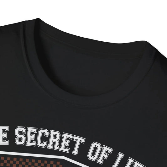 Motivational Motorcycle T-Shirt - 'The Secret of Life: Just Enjoy the Ride' - So ist Leben