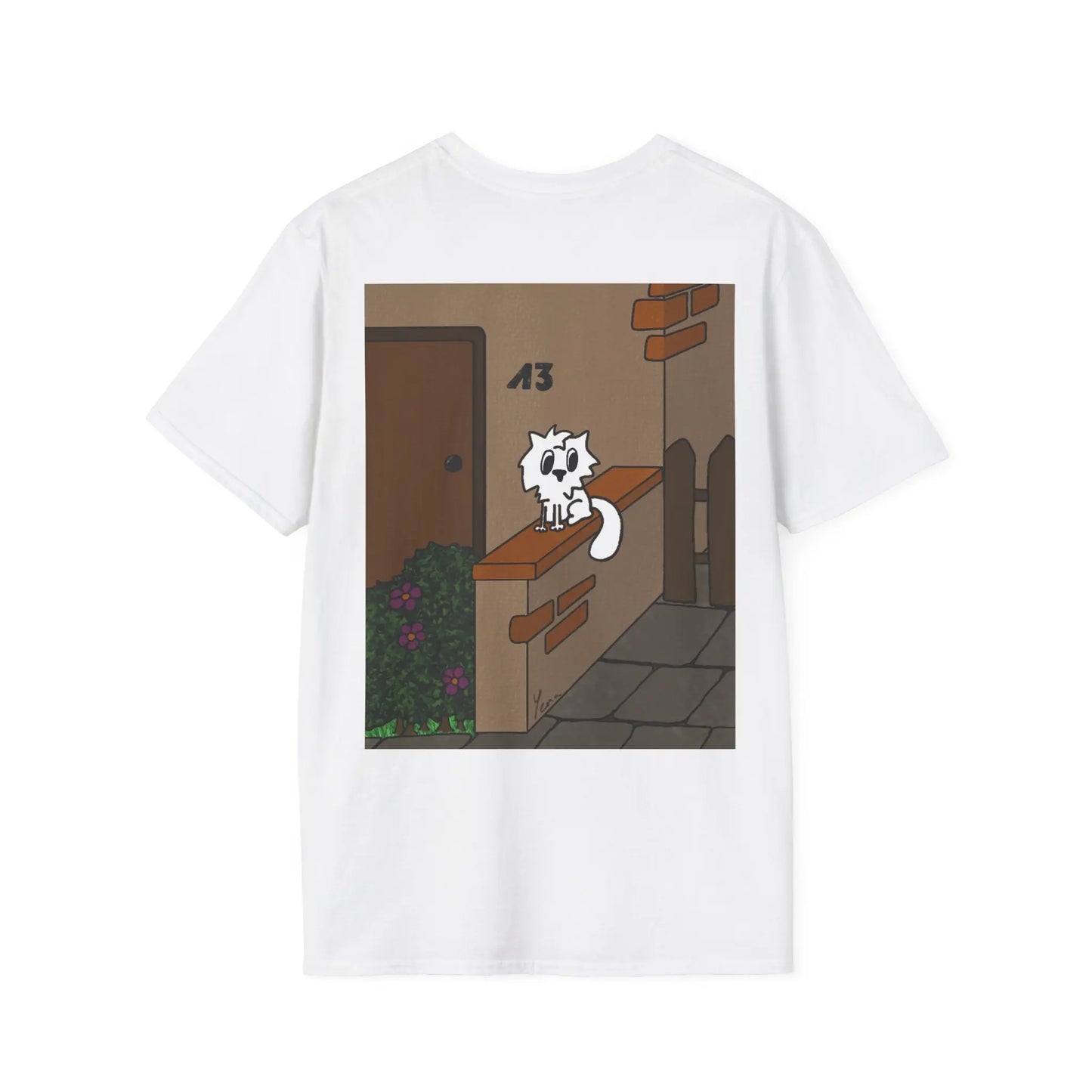 Niedliches Katzen-Unisex Softstyle T-Shirt – Perfekt für Katzenliebhaber. - So ist Leben