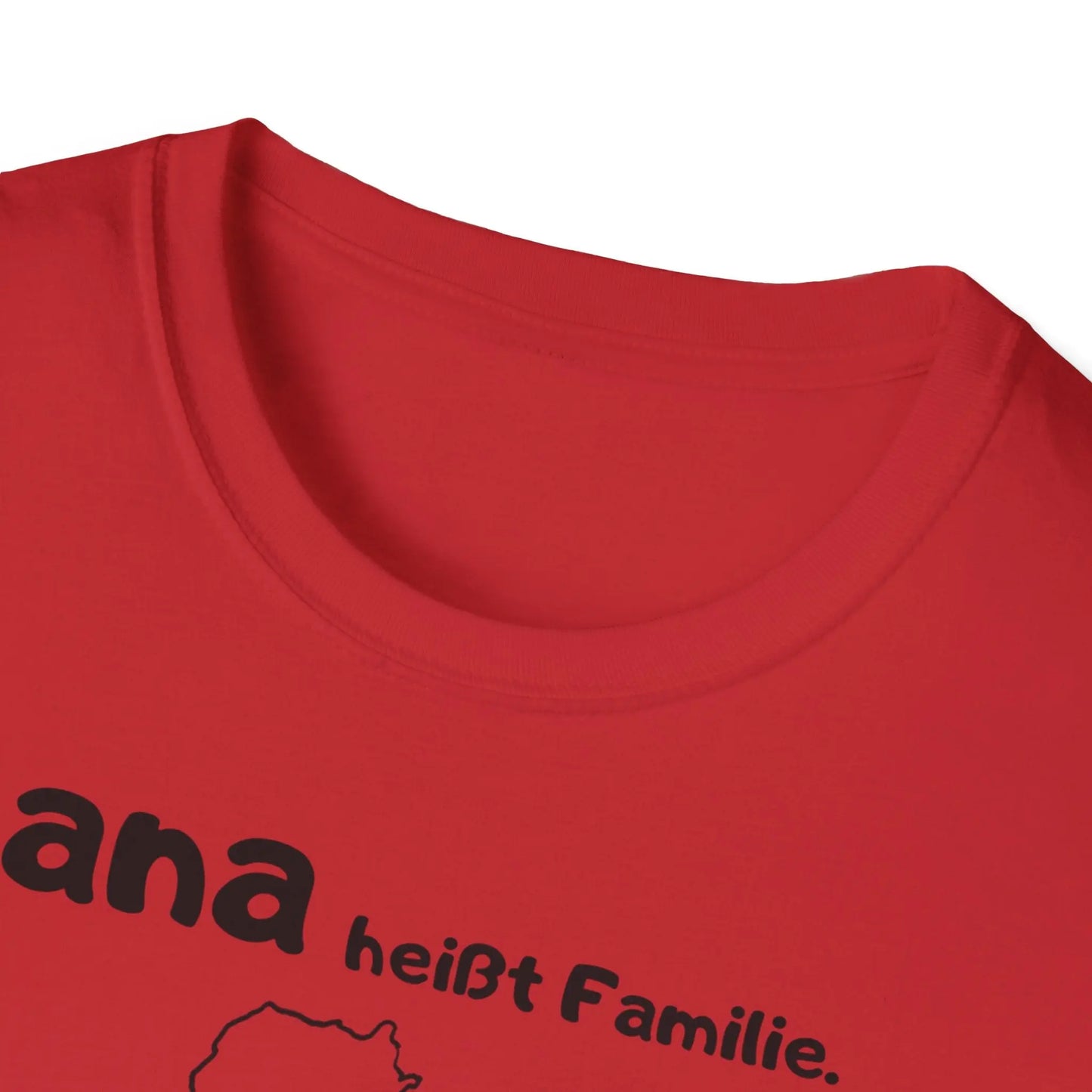 Ohana heißt Familie | Map Unisex Softstyle T-Shirt - So ist Leben