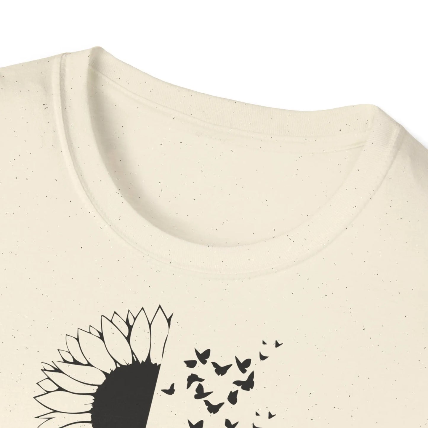 Faith Sunflower Unisex Softstyle T-Shirt - Inspirational Graphic Tee - So ist Leben