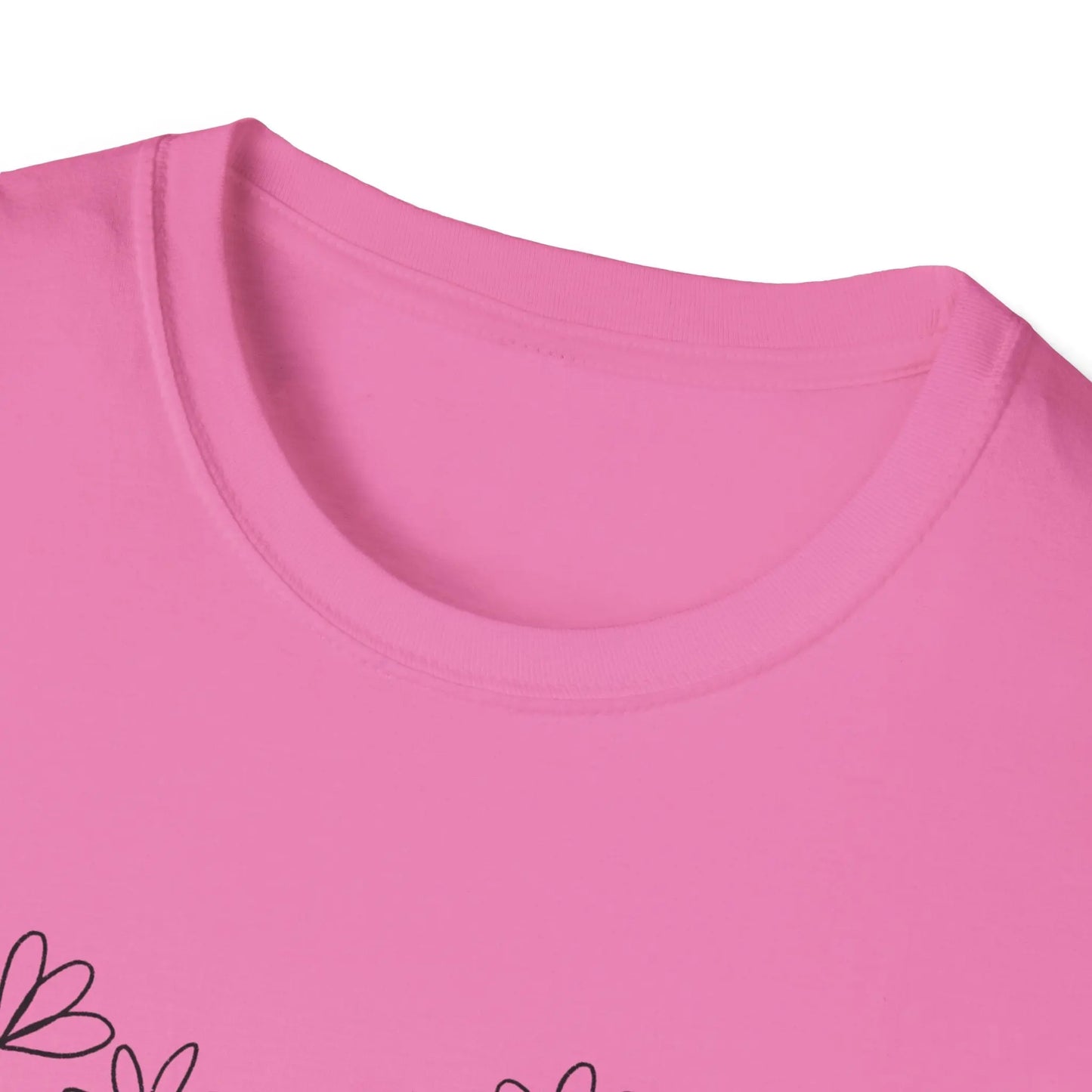 Faith & Love Floral Unisex Softstyle T-Shirt - So ist Leben