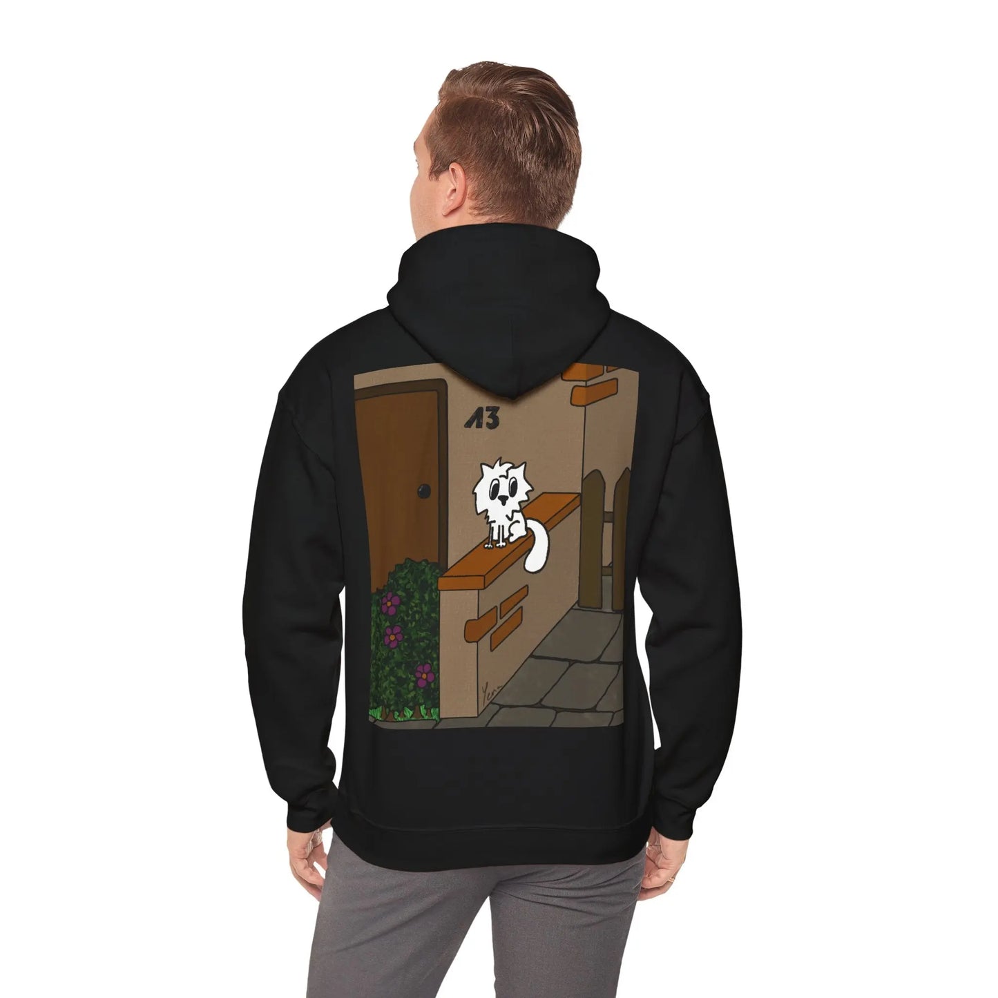 Niedliches Katzen-Design Unisex Hoodie – Perfekt für Katzenliebhaber & gemütliche Tage - So ist Leben