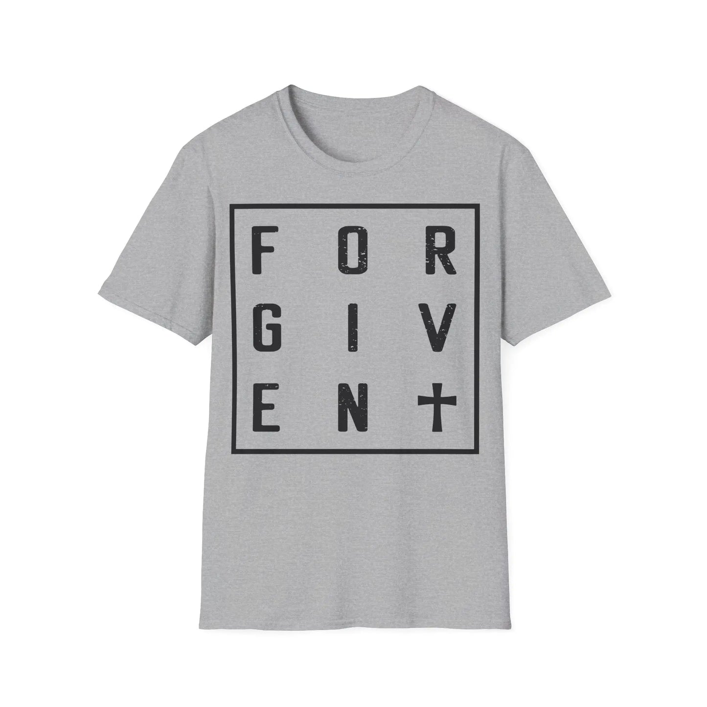 Unisex Forgiven Graphic Tee - Softstyle T-Shirt for Inspirational Living - So ist Leben