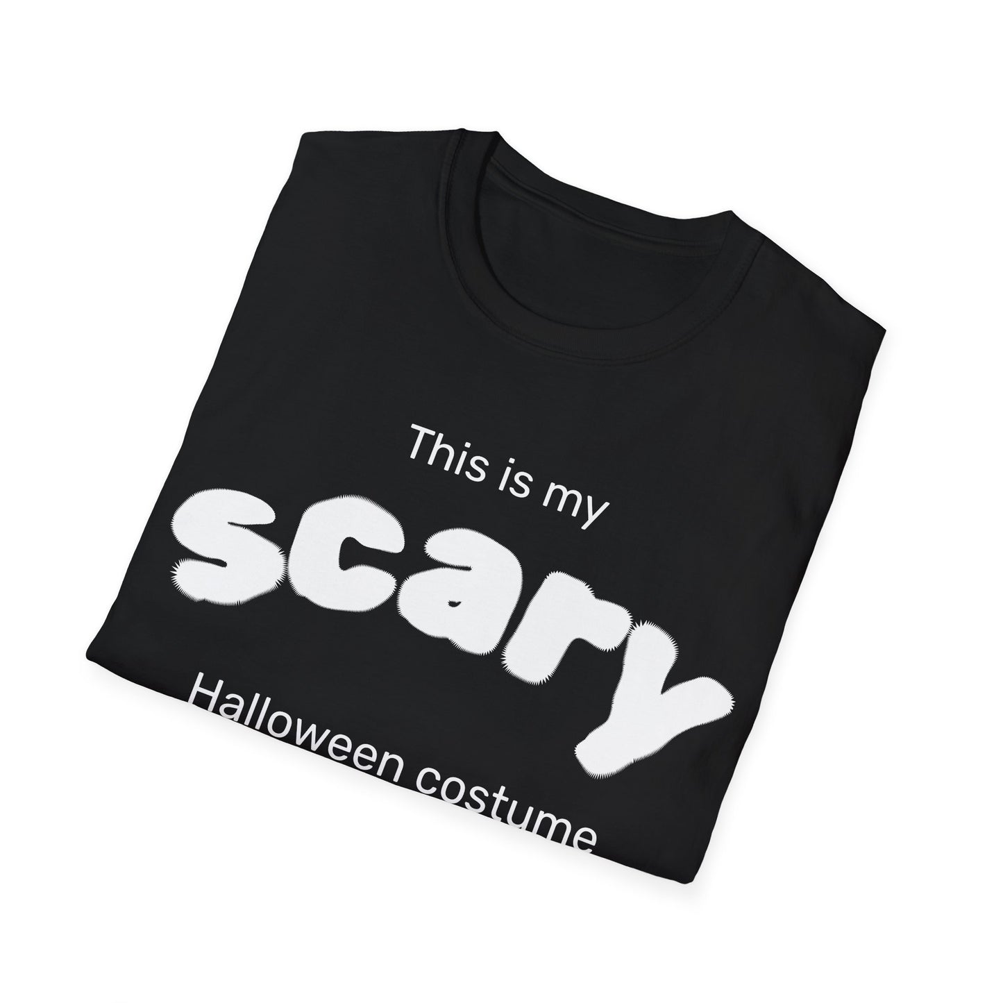 Halloween Costume T-Shirt, Unisex Softstyle Tee, Funny Scary Shirt, Casual Wear, October Celebration Apparel Printify