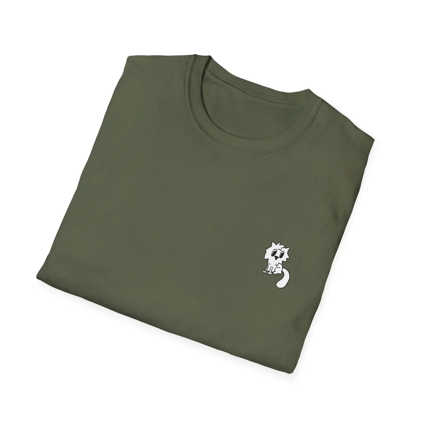 Niedliches Katzen-Unisex Softstyle T-Shirt – Perfekt für Katzenliebhaber. - So ist Leben