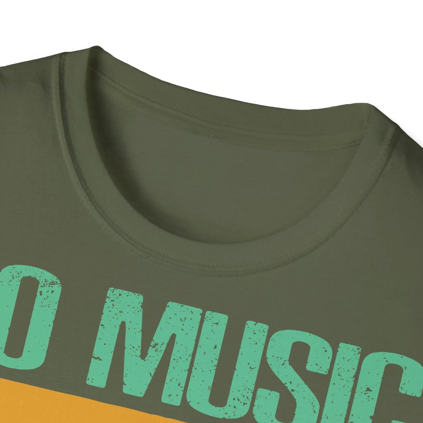 No Music No Life Unisex Softstyle T-Shirt - Perfect Gift for Music Lovers - So ist Leben