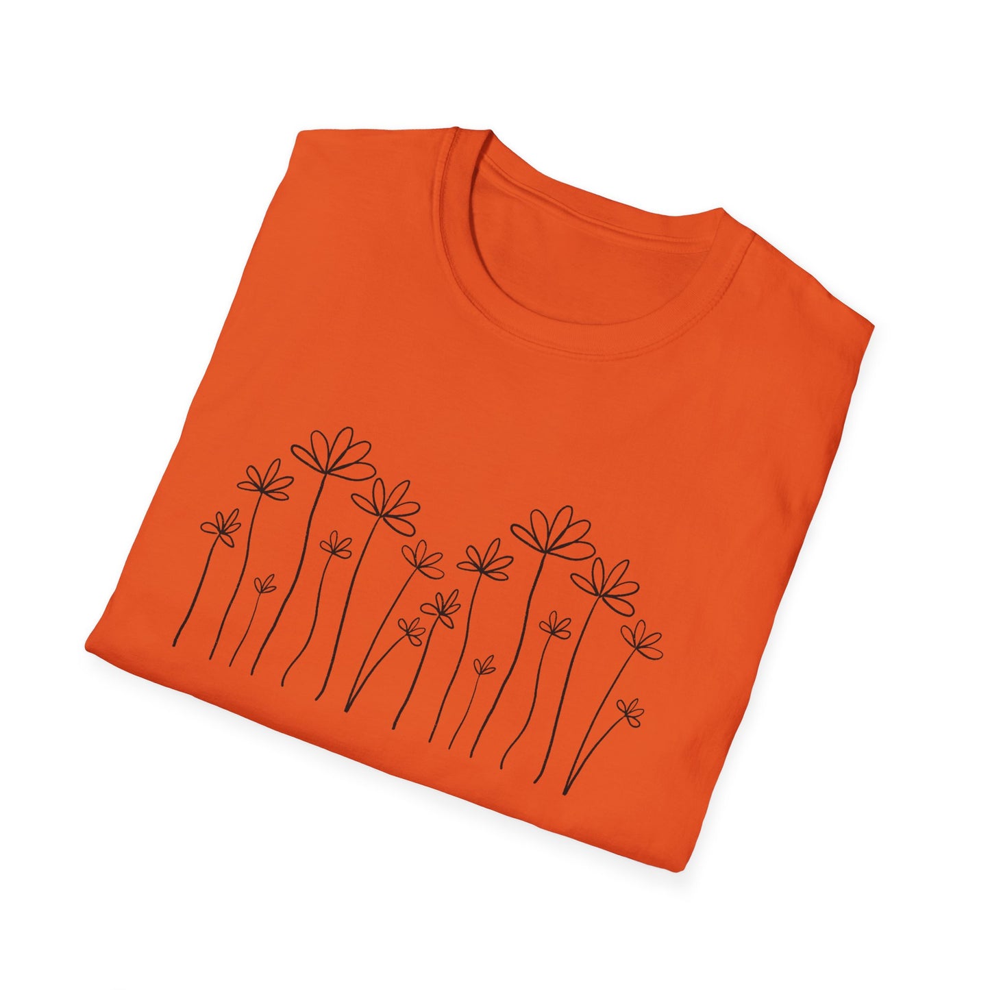 Faith & Love Floral Unisex Softstyle T-Shirt