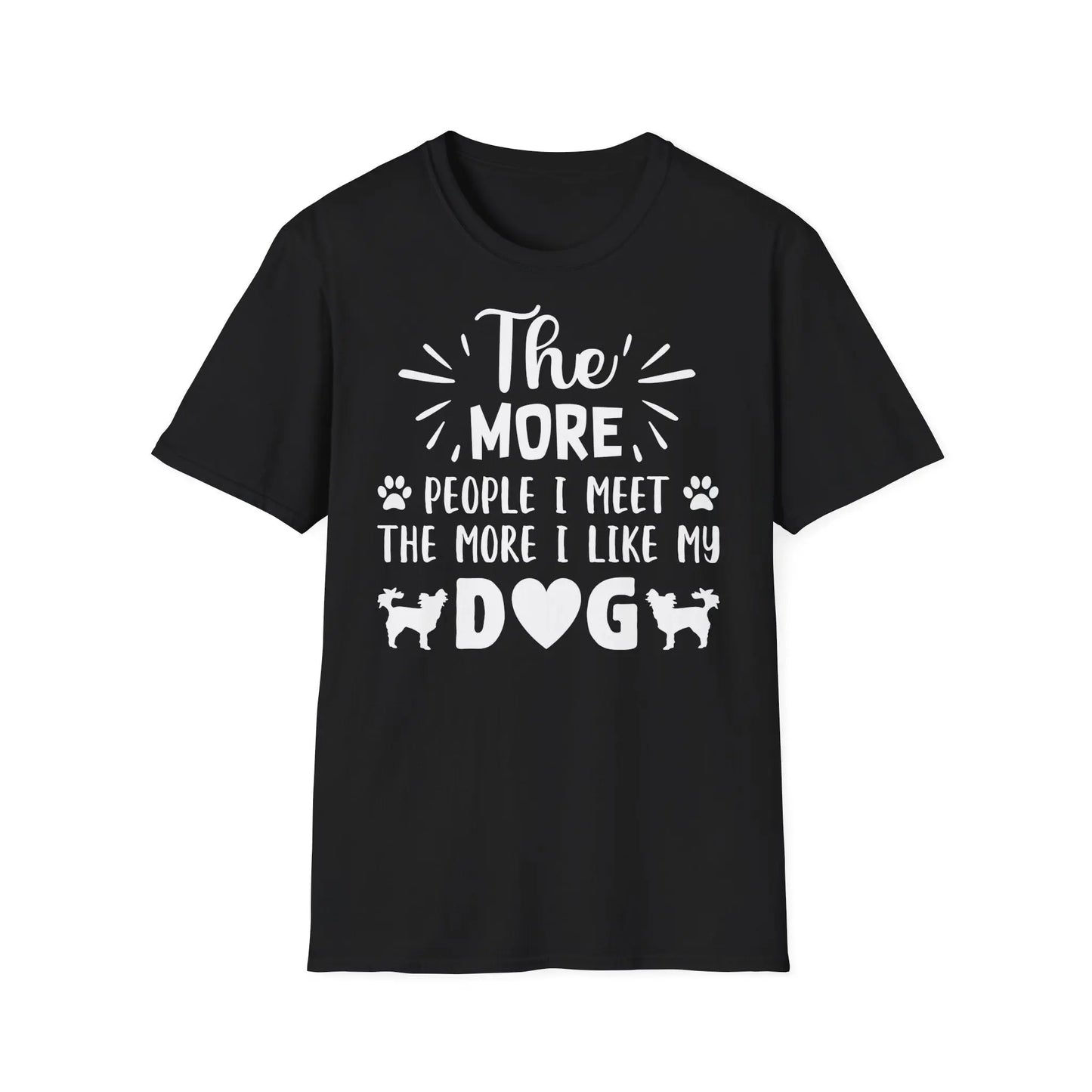 Doggy Unisex Softstyle T-Shirt - Comfortable Everyday Wear - So ist Leben