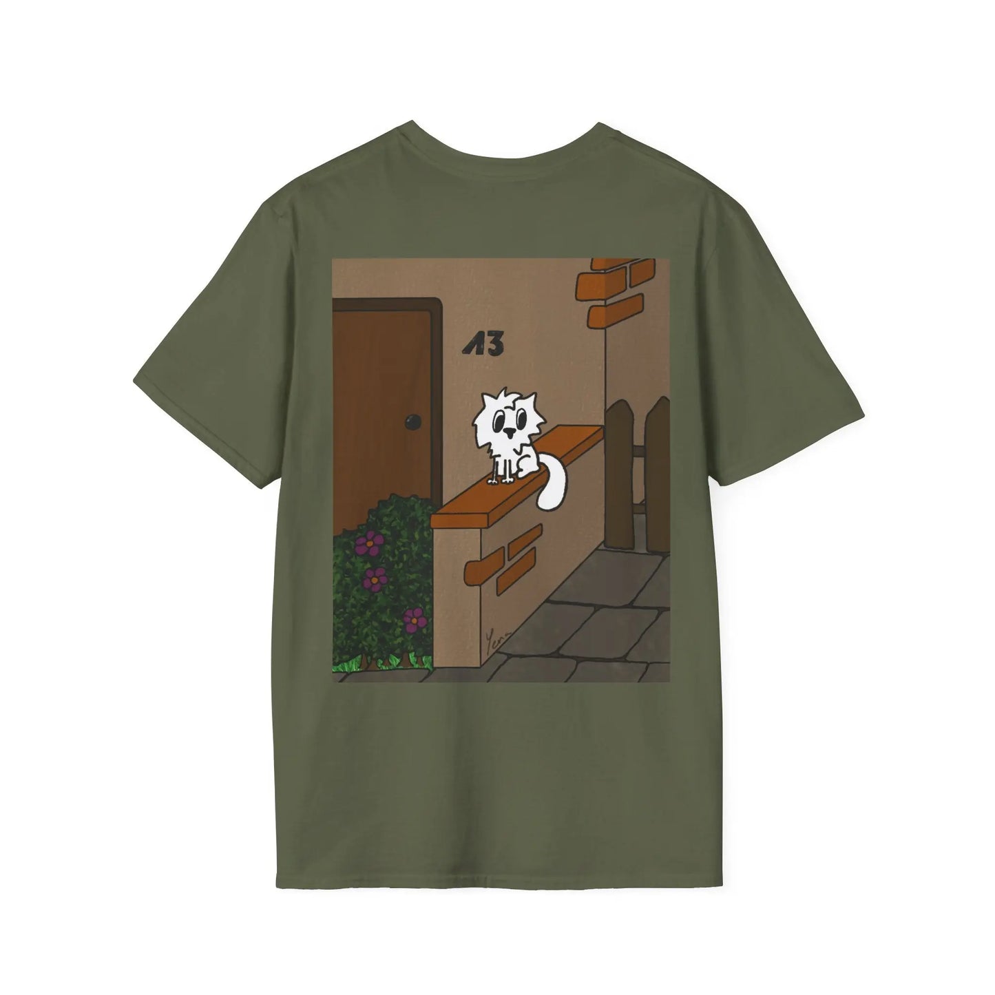 Niedliches Katzen-Unisex Softstyle T-Shirt – Perfekt für Katzenliebhaber. - So ist Leben