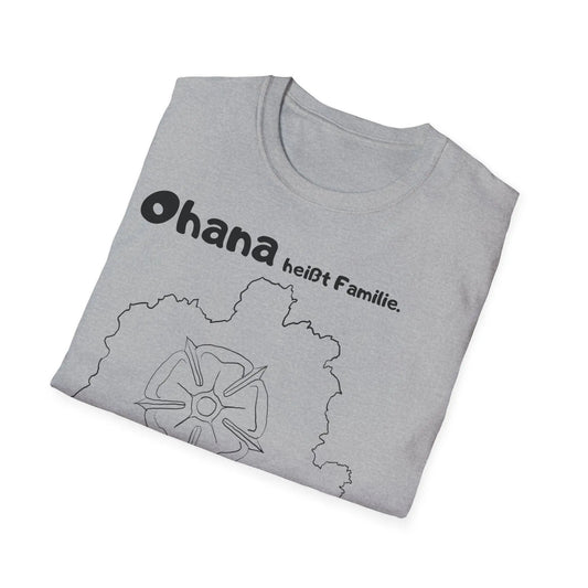 Ohana heißt Familie | Map Unisex Softstyle T-Shirt - So ist Leben