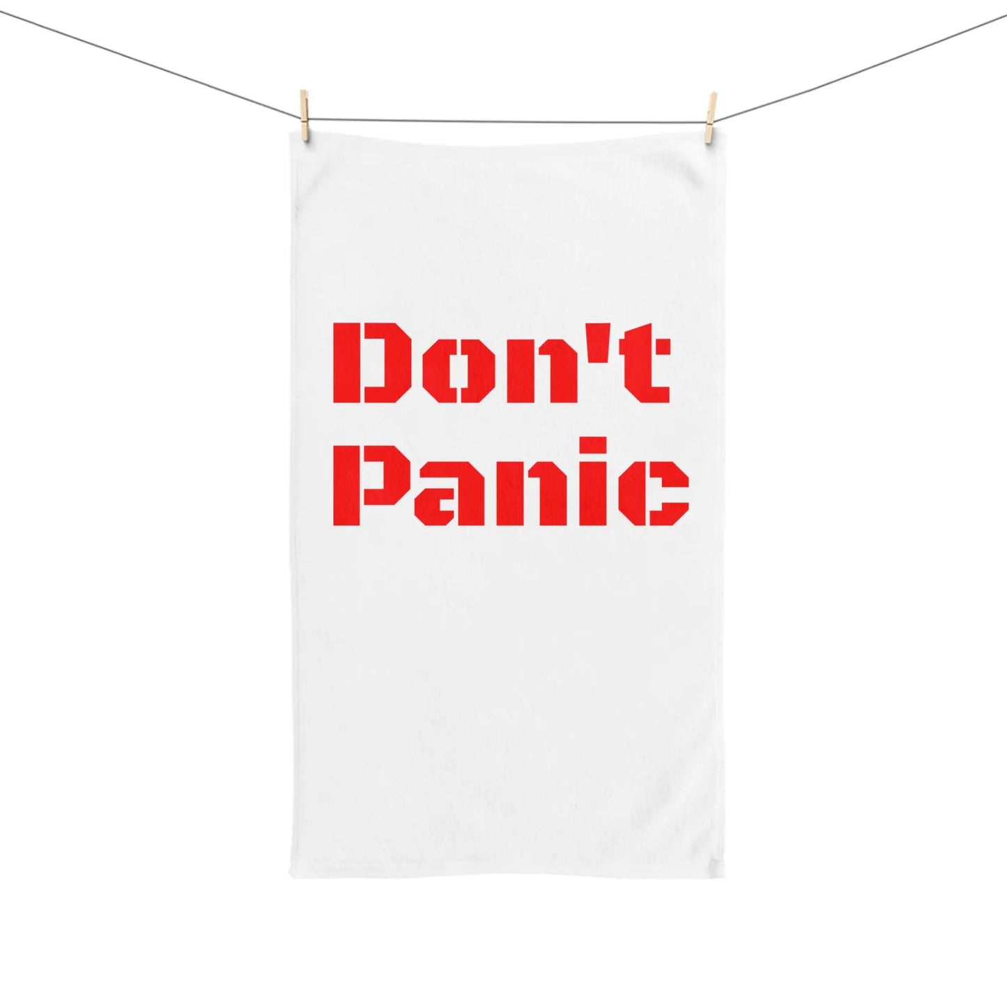 Lustiges motivierendes Handtuch – "Don't Panic" Küchentuch für Zuhause und als Geschenk - So ist Leben