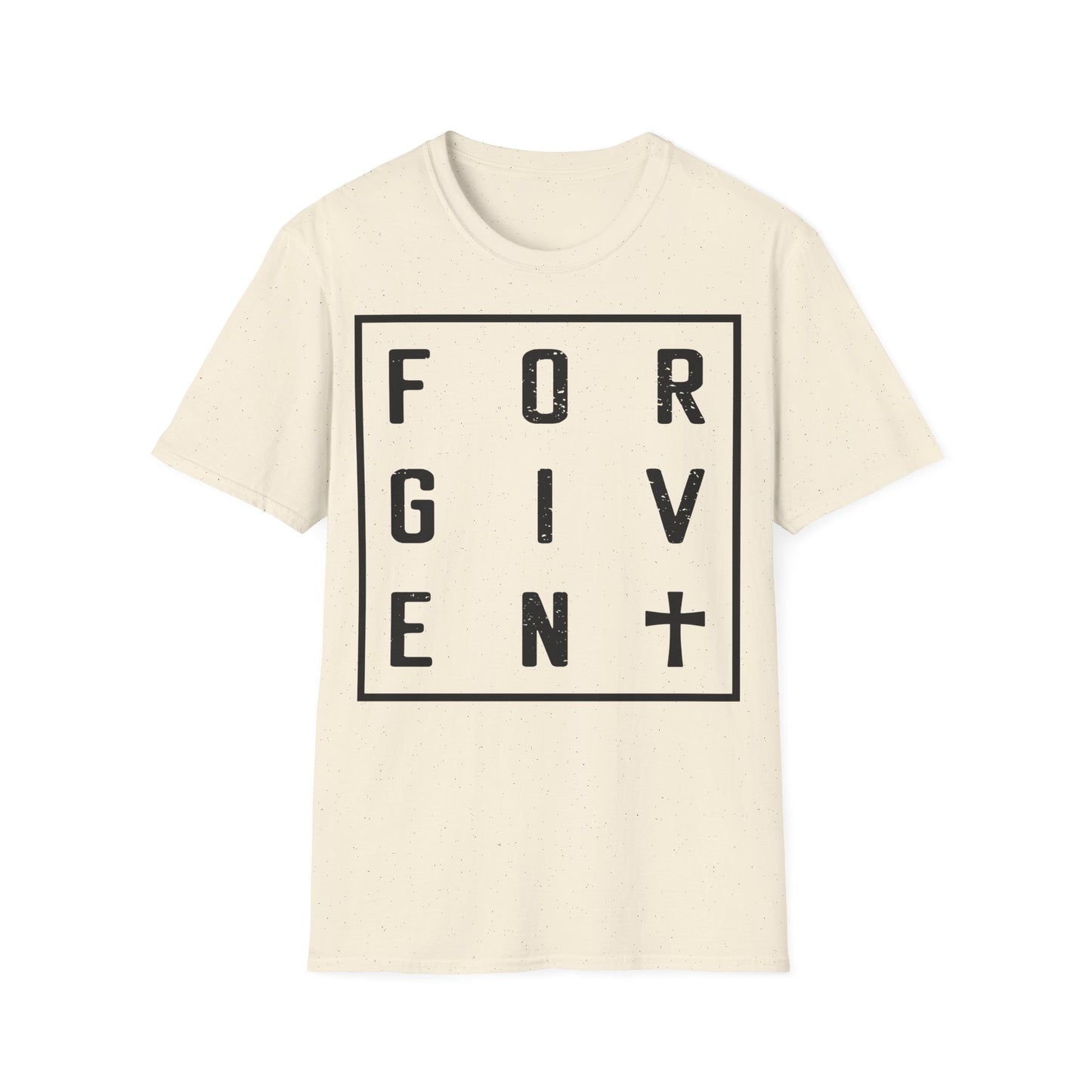 Unisex Forgiven Graphic Tee - Softstyle T-Shirt for Inspirational Living