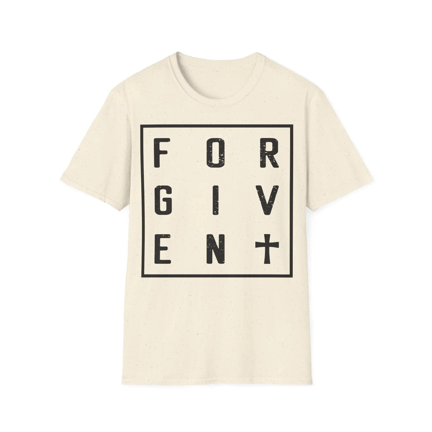 Unisex Forgiven Graphic Tee - Softstyle T-Shirt for Inspirational Living - So ist Leben