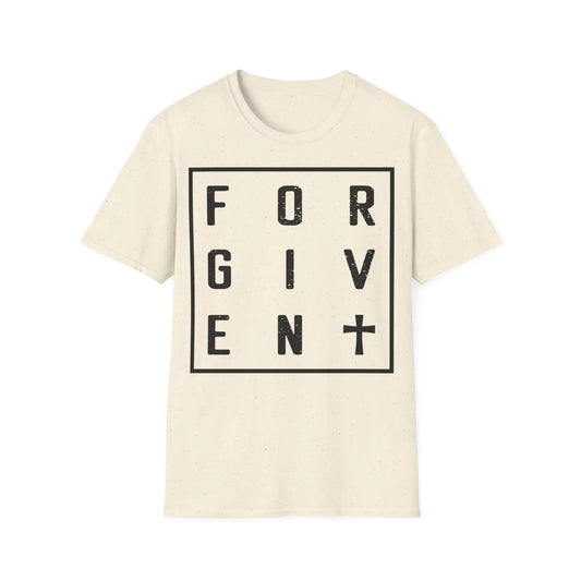 Unisex Forgiven Graphic Tee - Softstyle T-Shirt for Inspirational Living - So ist Leben