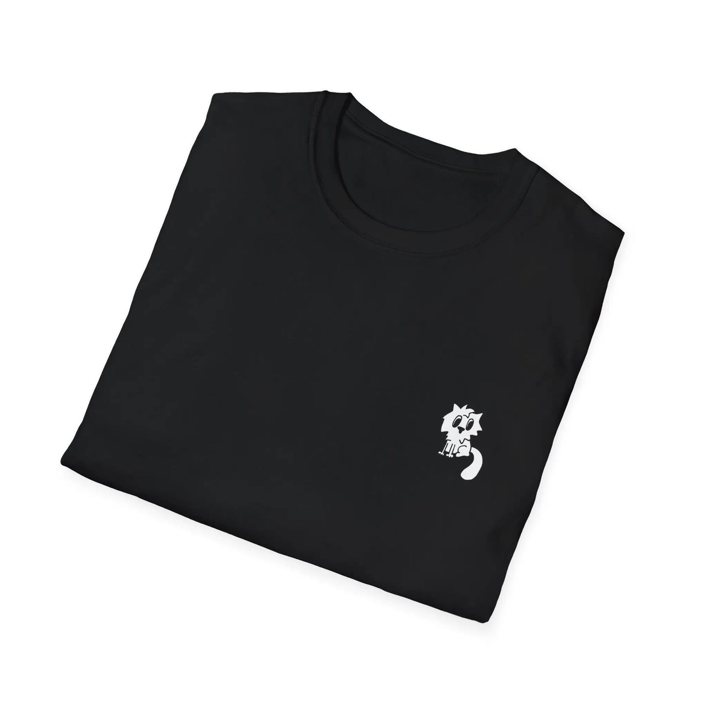 Niedliches Katzen-Unisex Softstyle T-Shirt – Perfekt für Katzenliebhaber. - So ist Leben