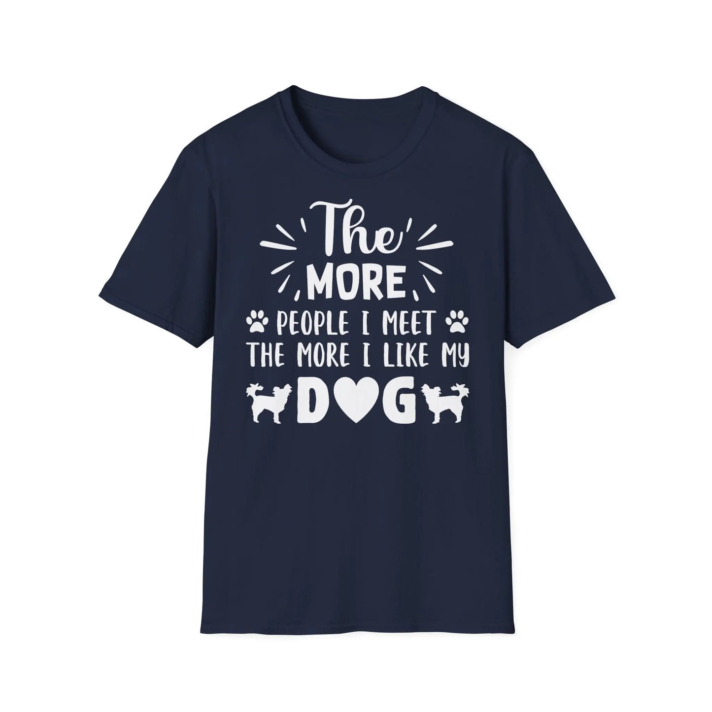 Doggy Unisex Softstyle T-Shirt - Comfortable Everyday Wear - So ist Leben