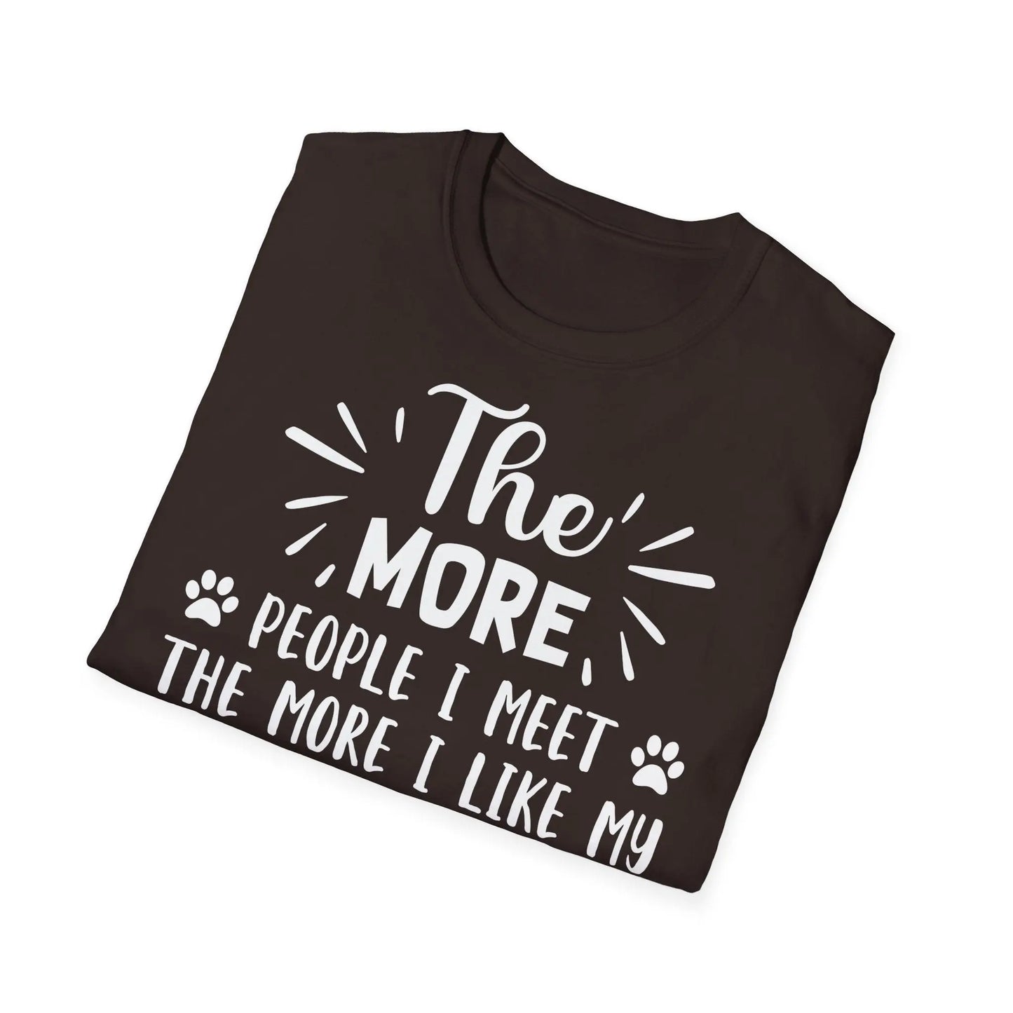 Doggy Unisex Softstyle T-Shirt - Comfortable Everyday Wear - So ist Leben