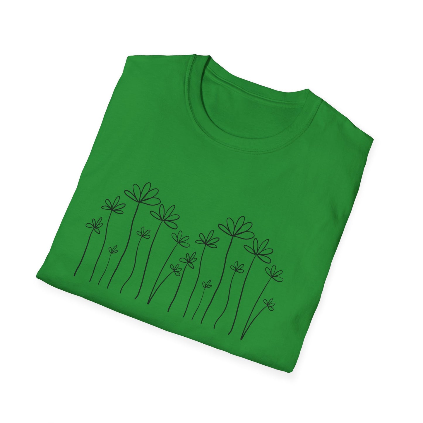 Faith & Love Floral Unisex Softstyle T-Shirt