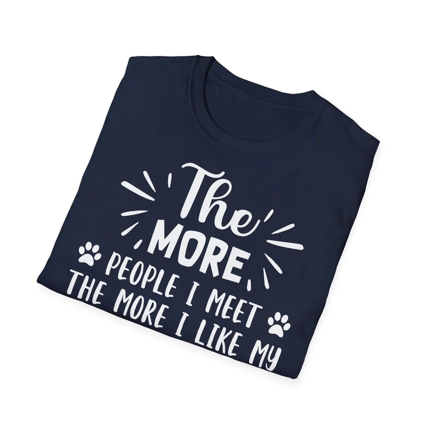 Doggy Unisex Softstyle T-Shirt - Comfortable Everyday Wear - So ist Leben