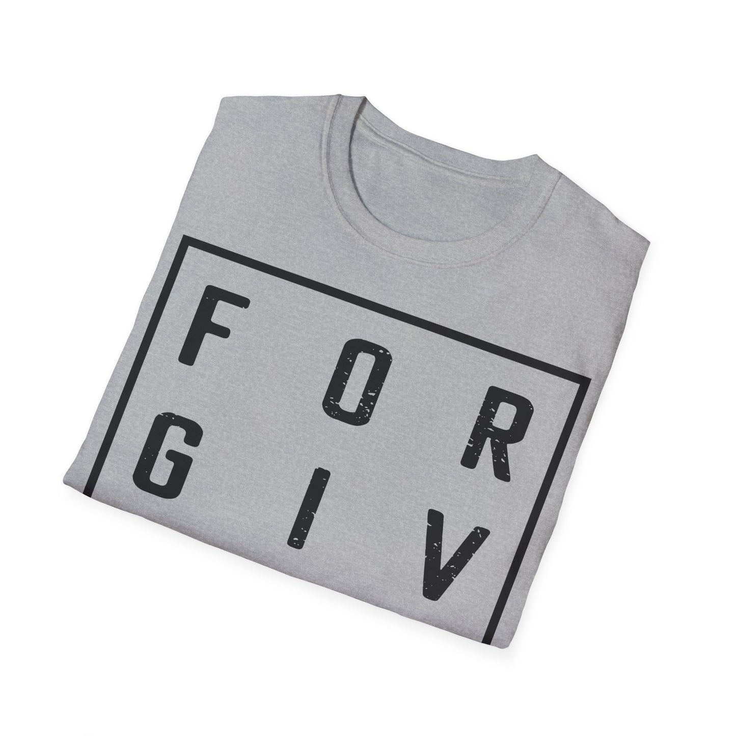 Unisex Forgiven Graphic Tee - Softstyle T-Shirt for Inspirational Living