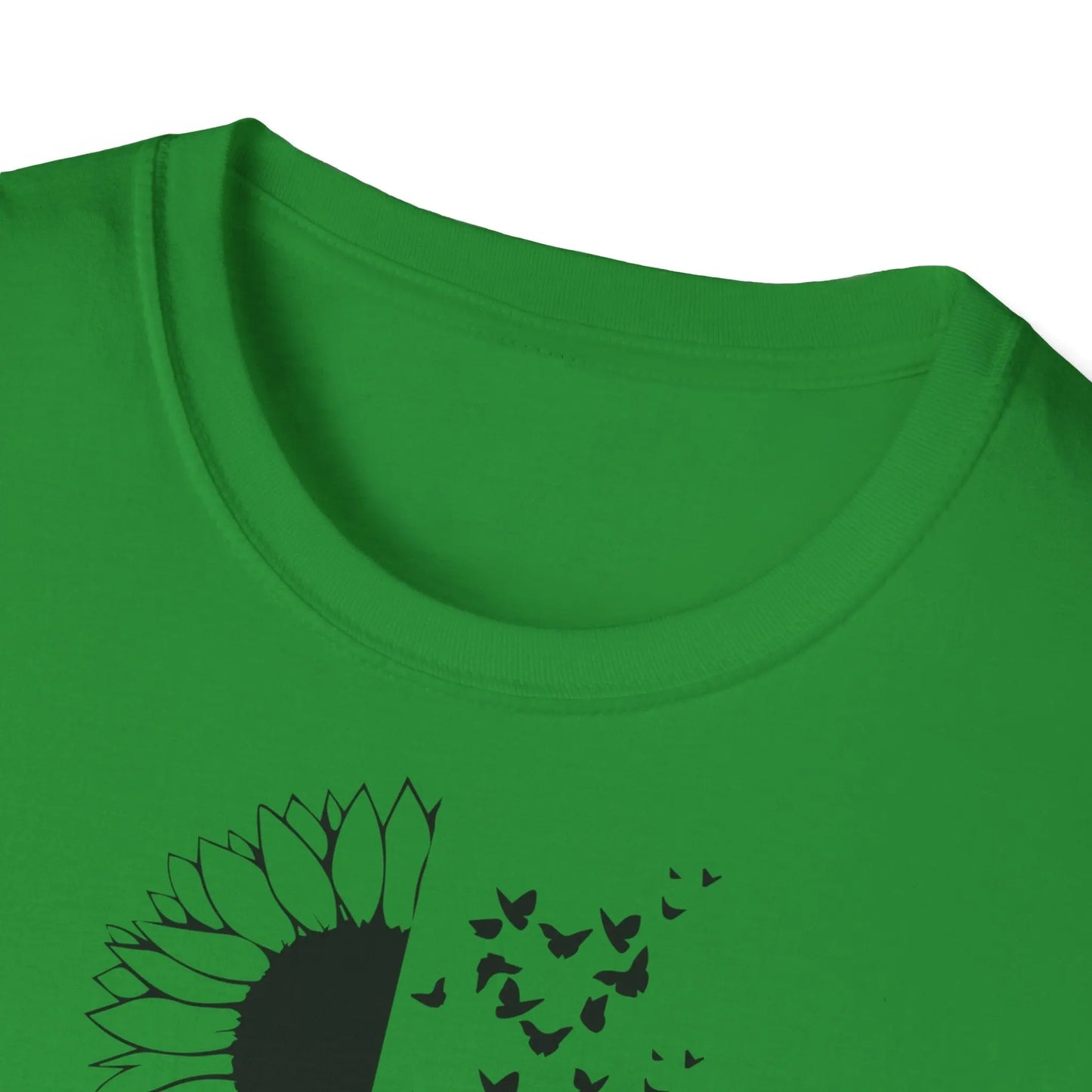 Faith Sunflower Unisex Softstyle T-Shirt - Inspirational Graphic Tee - So ist Leben