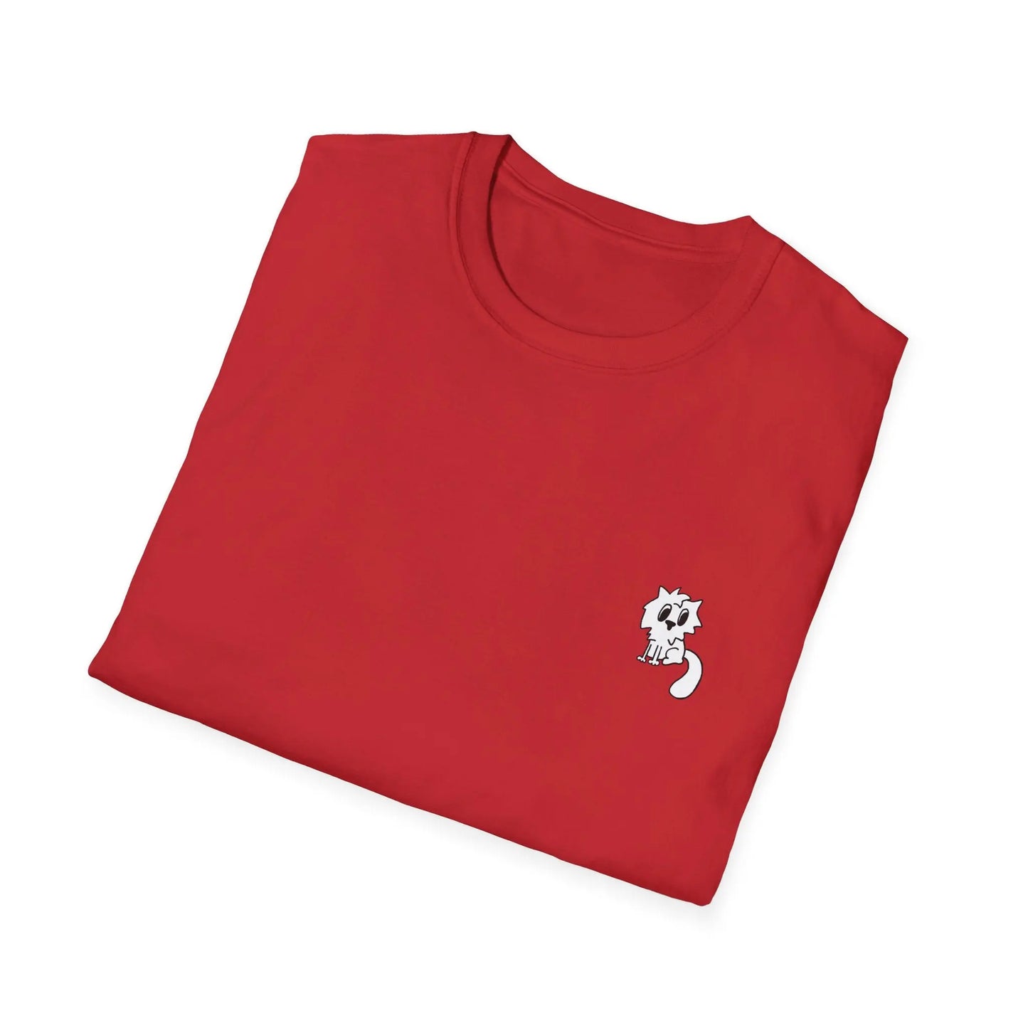 Niedliches Katzen-Unisex Softstyle T-Shirt – Perfekt für Katzenliebhaber. - So ist Leben