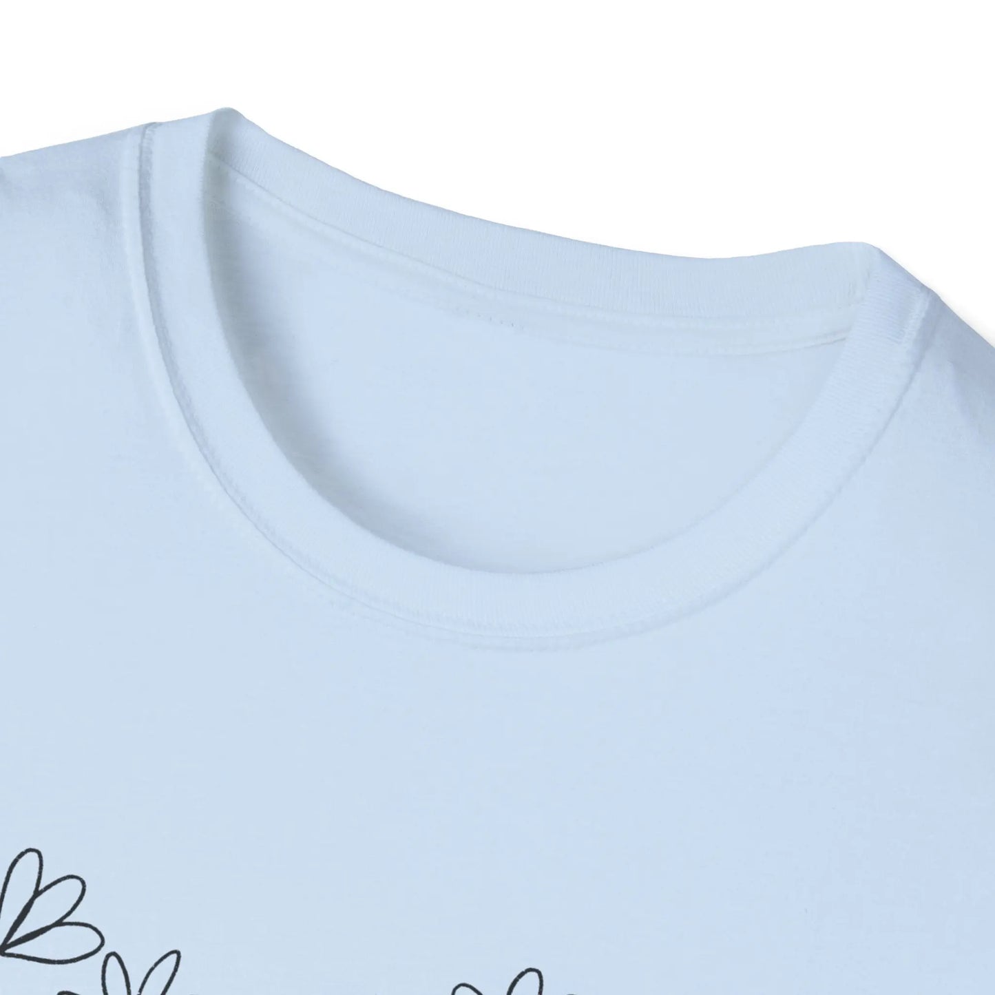 Faith & Love Floral Unisex Softstyle T-Shirt - So ist Leben