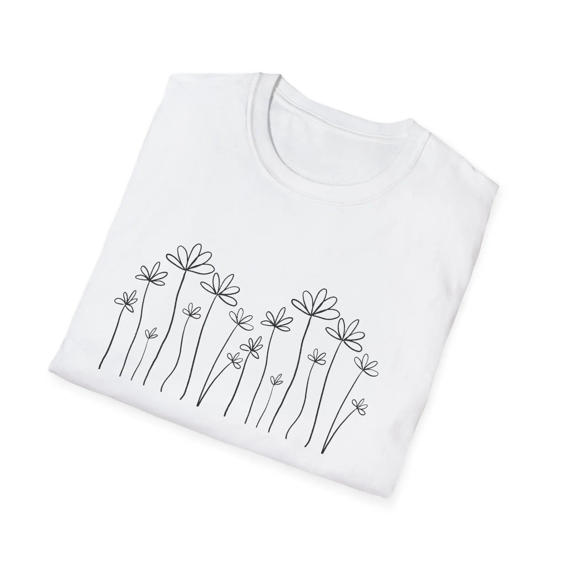 Faith & Love Floral Unisex Softstyle T-Shirt - So ist Leben