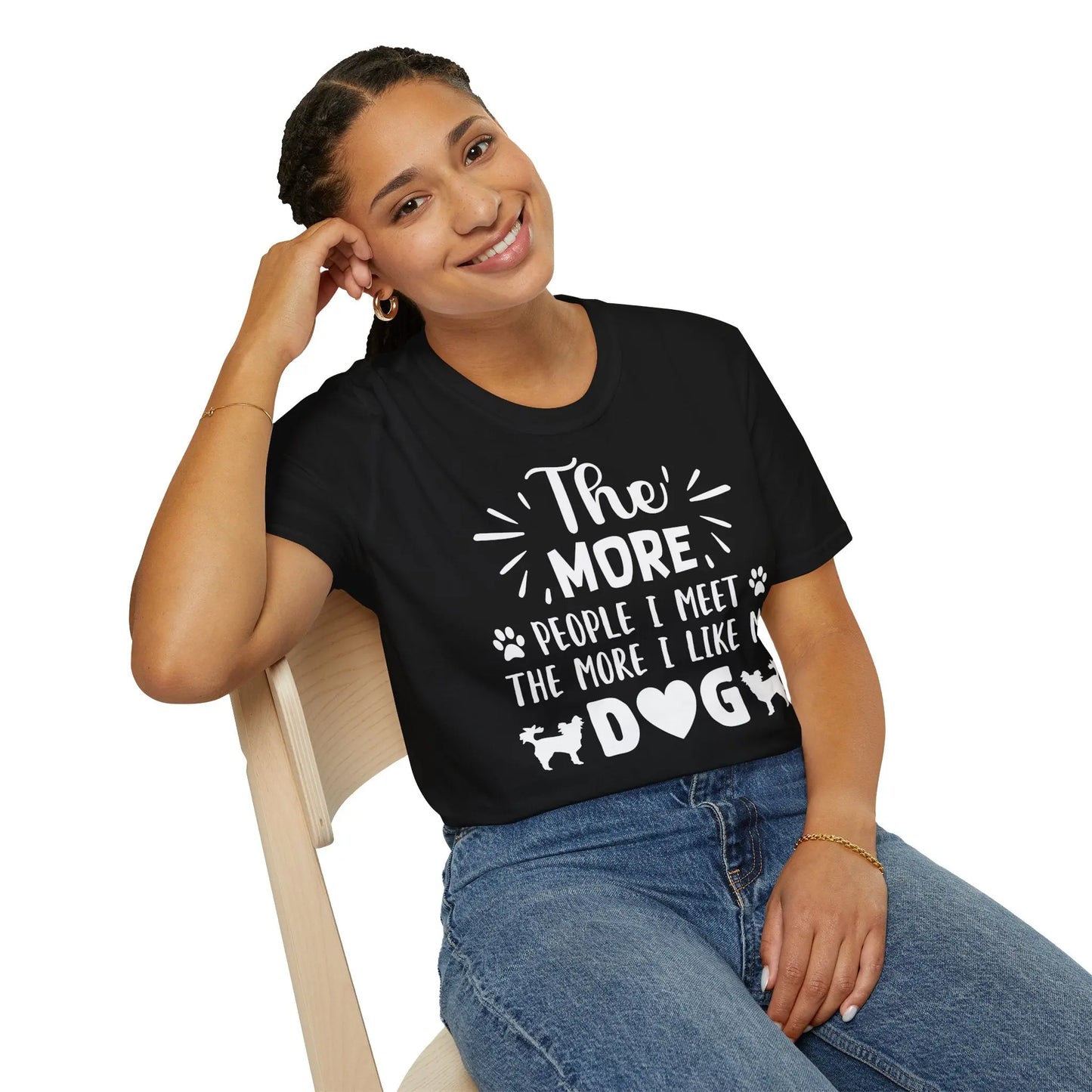 Doggy Unisex Softstyle T-Shirt - Comfortable Everyday Wear - So ist Leben