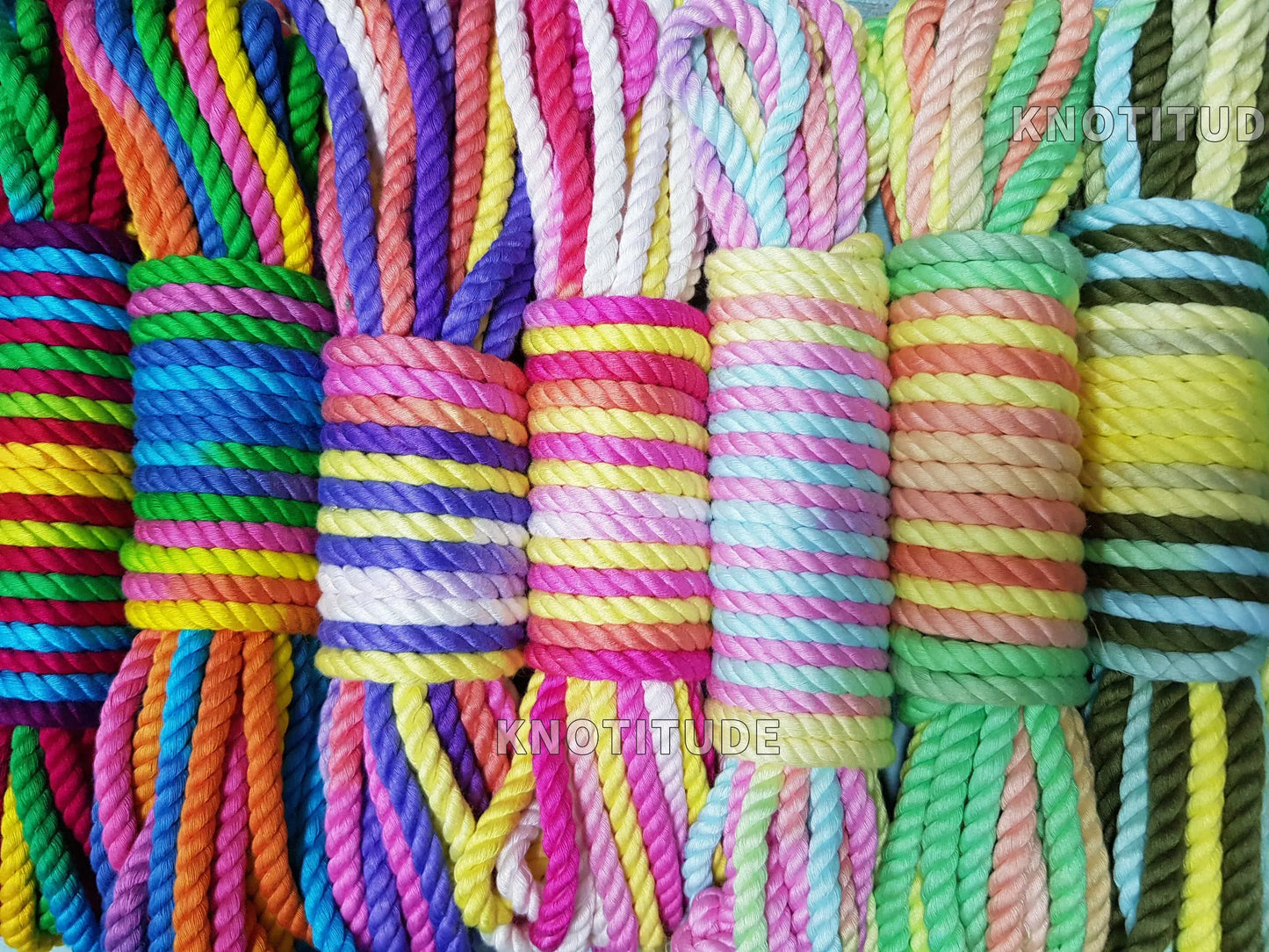 8mm Exquisite and soft Cotton strapping rope strap - So ist Leben