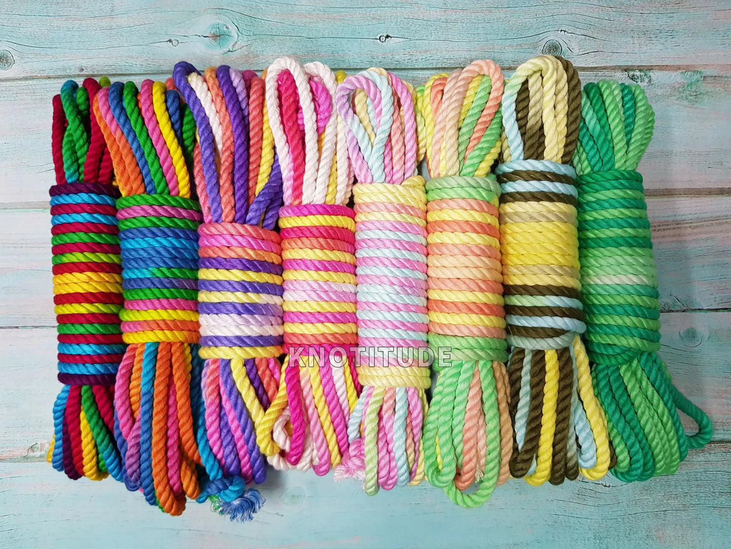 8mm Exquisite and soft Cotton strapping rope strap - So ist Leben