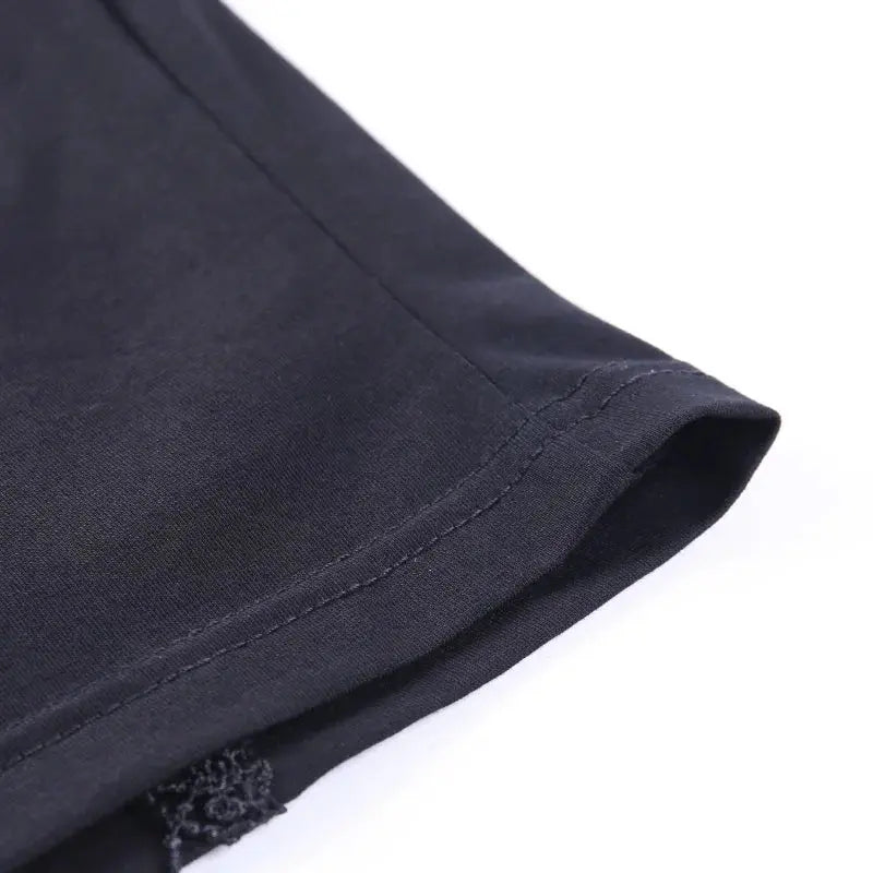 Vintage Tops Goth T-shirt Women Bodycon Bandage Lace Black T-shirts Gothic Streetwear Sexy Female Top Casual Mesh Tee - So ist Leben