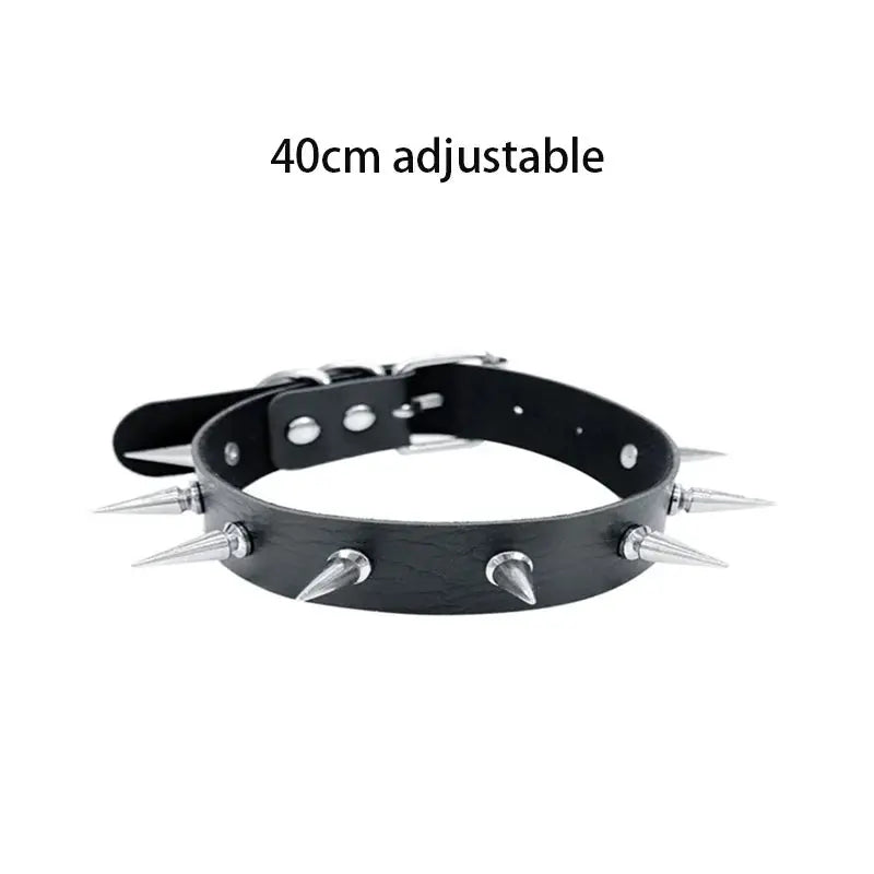Gothic Heart Lock Choker – Punk Rivet Necklace with Key | Cosplay, Bondage-Inspired Jewelry for Women - So ist Leben